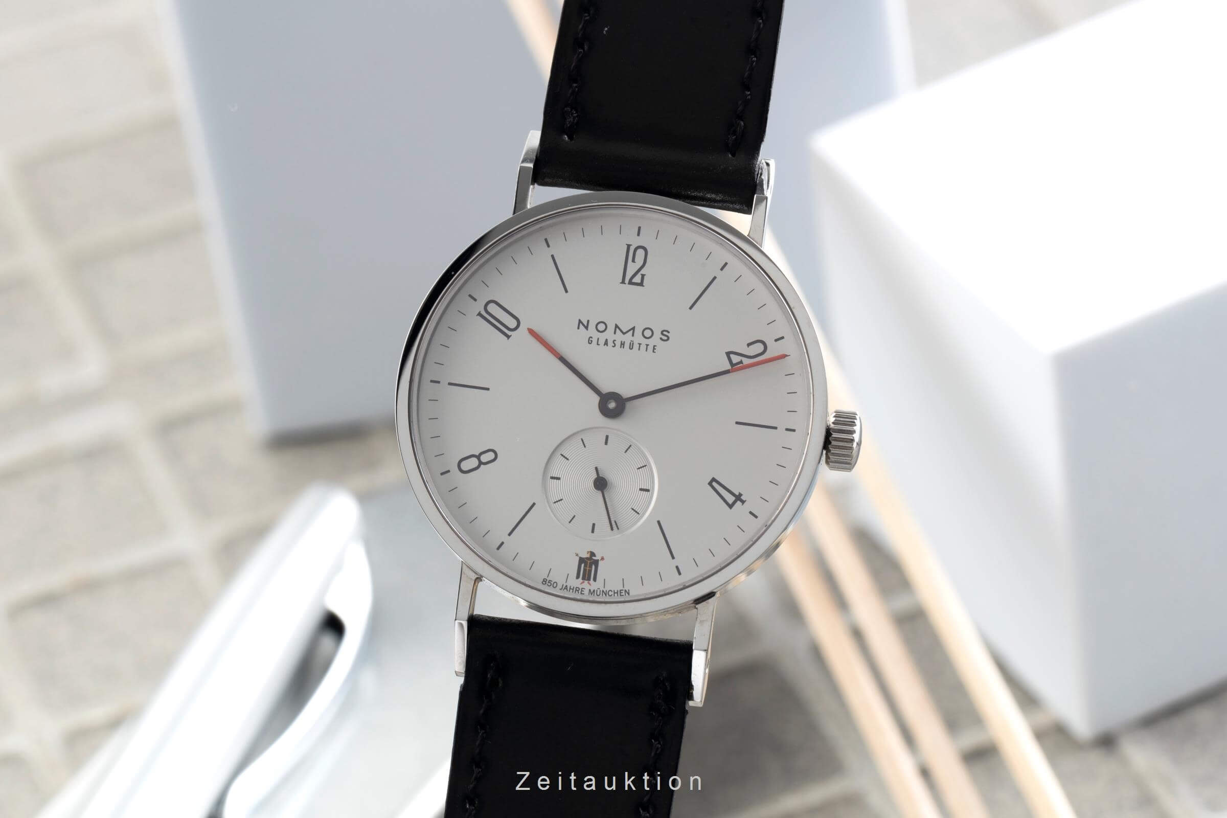 Nomos Tangente steel manual winding men's watch Limited  [2405652]