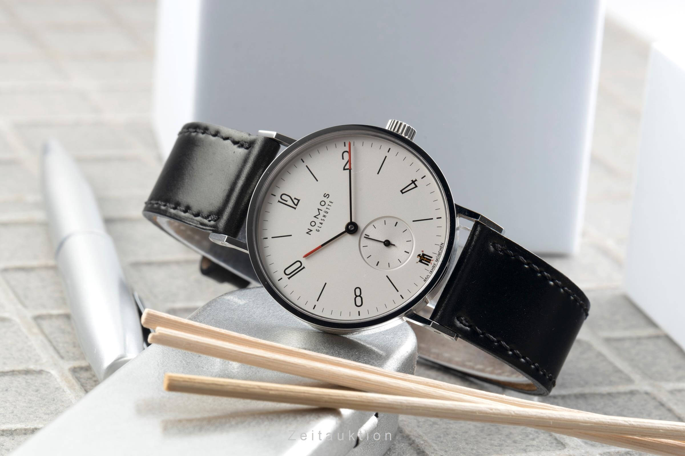 Nomos Tangente steel manual winding men's watch Limited  [2405652]