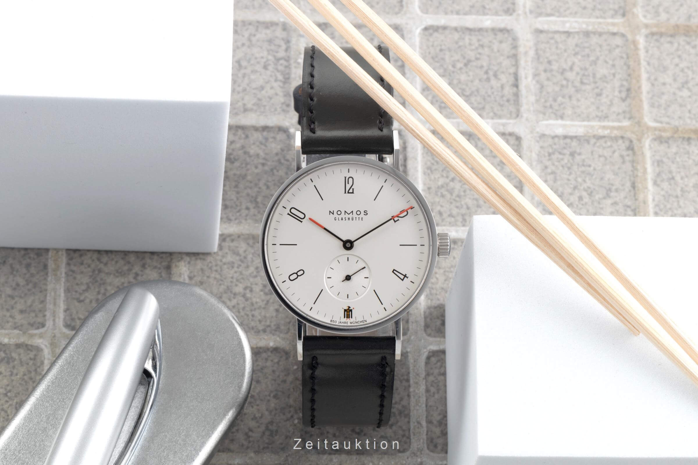 Nomos Tangente steel manual winding men's watch Limited  [2405652]