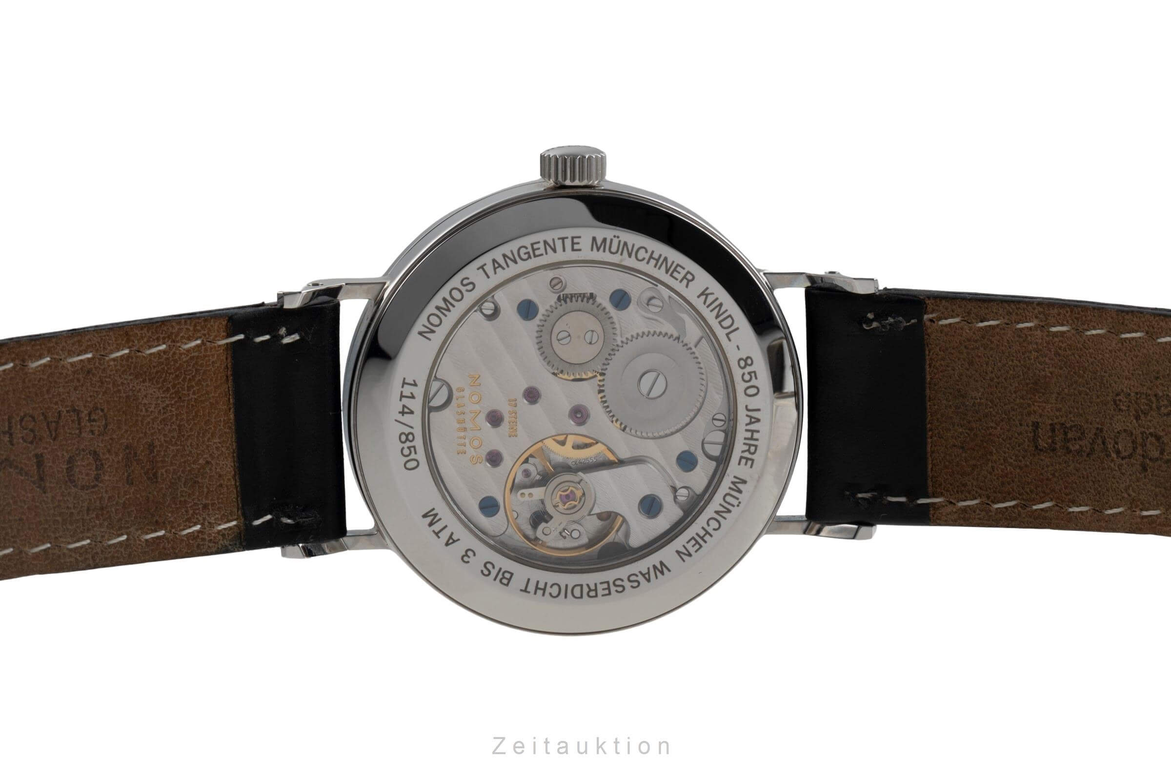 Nomos Tangente steel manual winding men's watch Limited  [2405652]