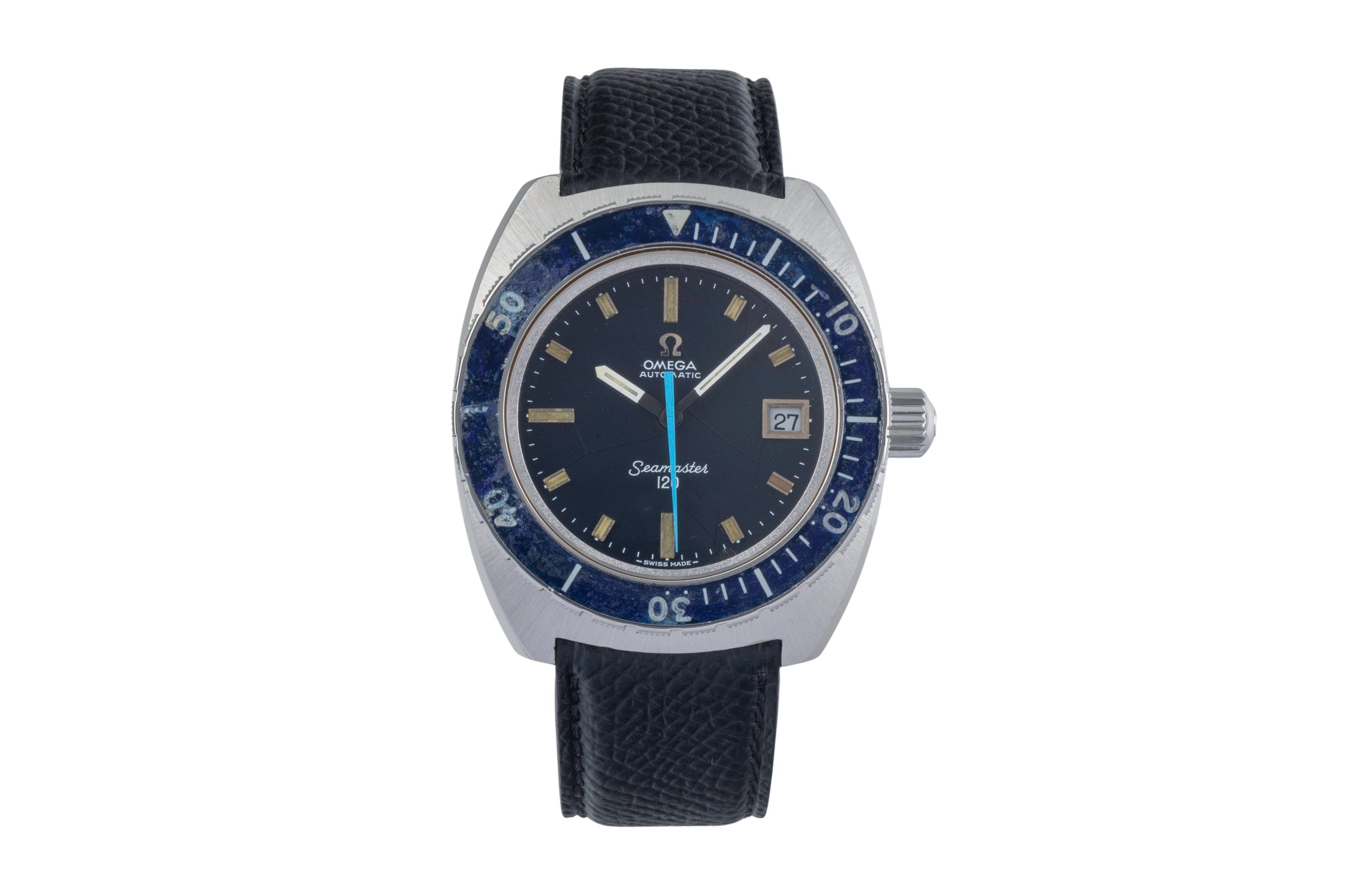 Omega Seamaster acero automático reloj para caballeros 166.088 Vintage  [2405807]