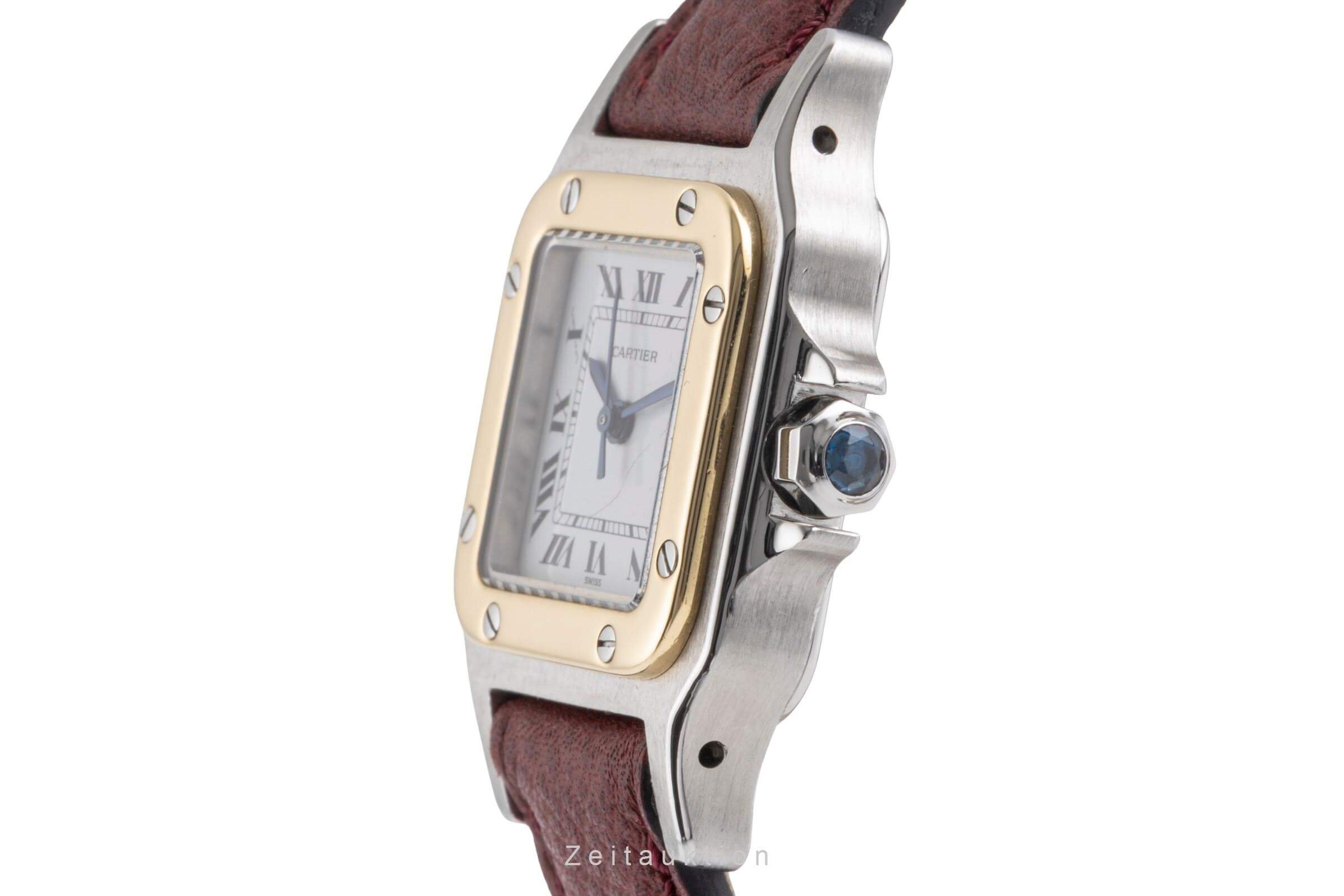 Cartier Santos acciaio / oro automatismo orologio da donna 0902  [2406568]