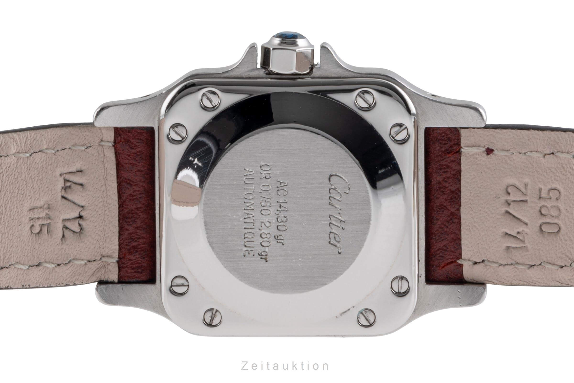 Cartier Santos acciaio / oro automatismo orologio da donna 0902  [2406568]