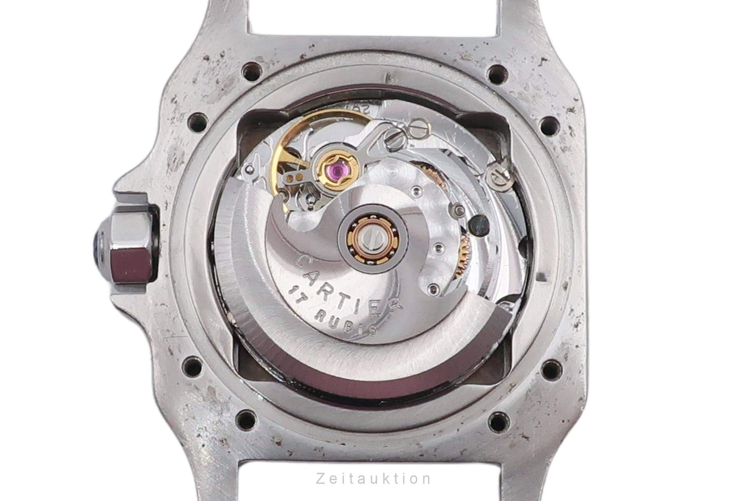 Cartier Santos acciaio / oro automatismo orologio da donna 0902  [2406568]