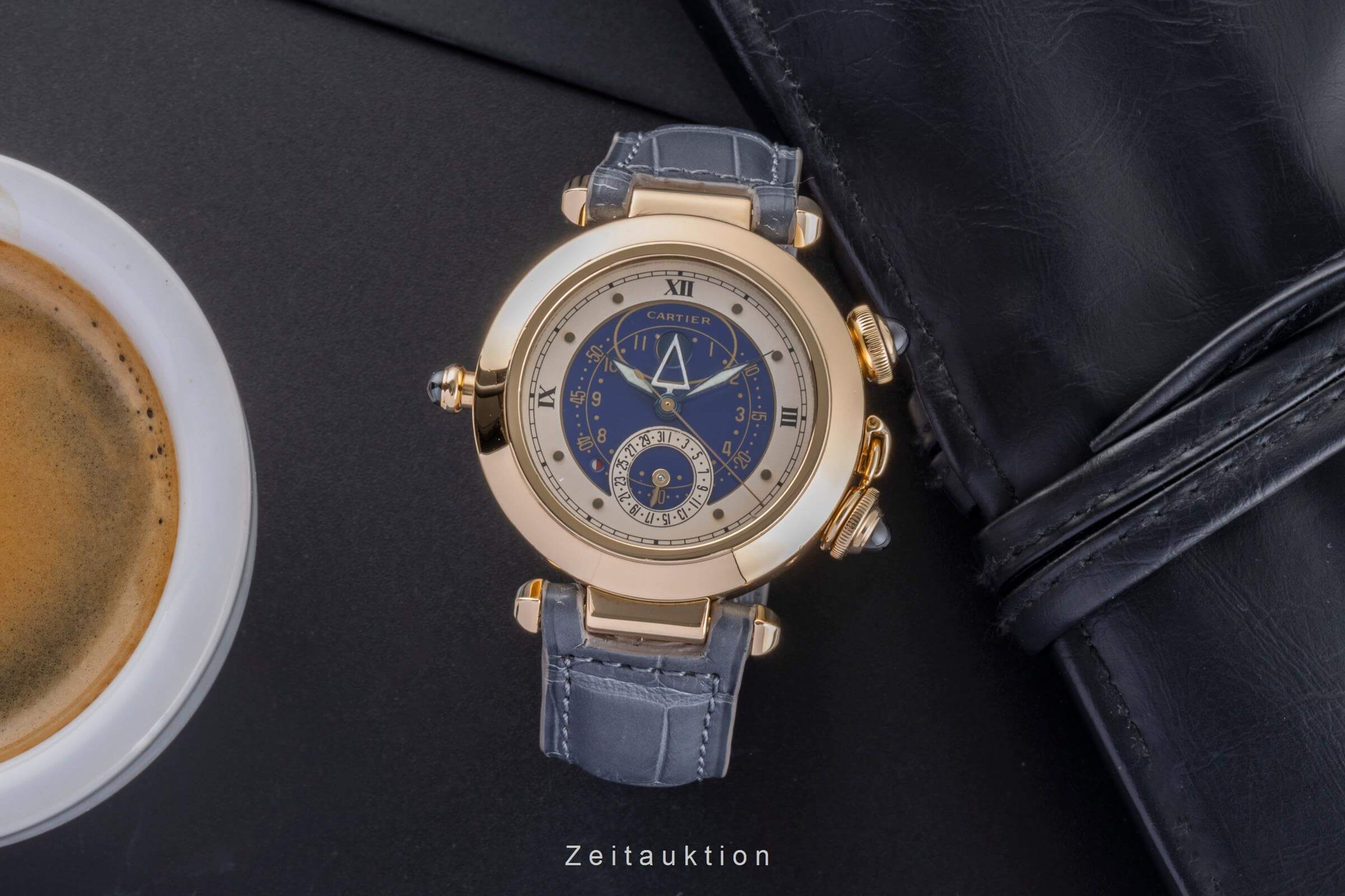 Cartier Pasha 18 ct gold quartz men's watch 30011  [2406581]