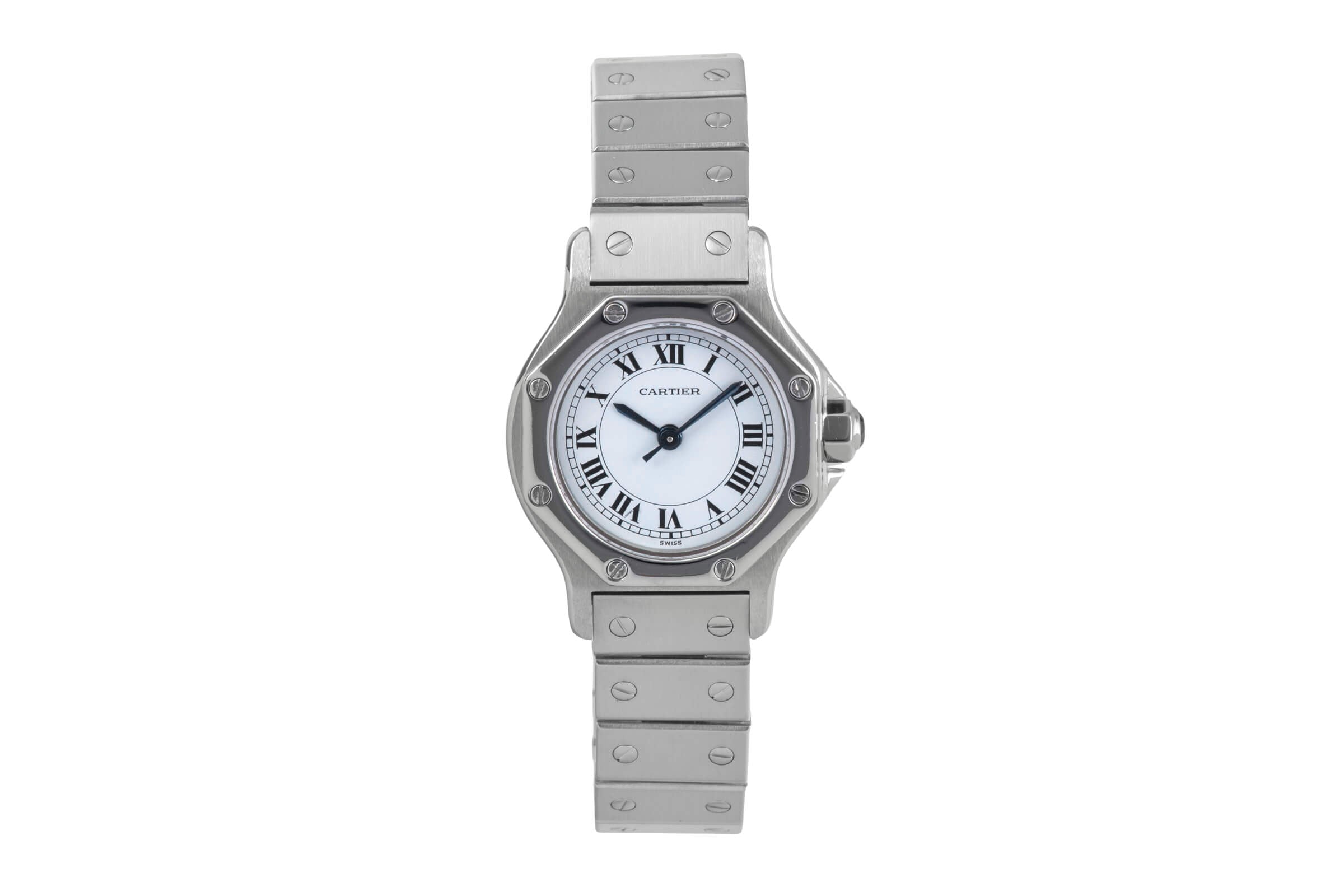 Cartier Santos acciaio automatismo orologio da donna 0906  [2500050]