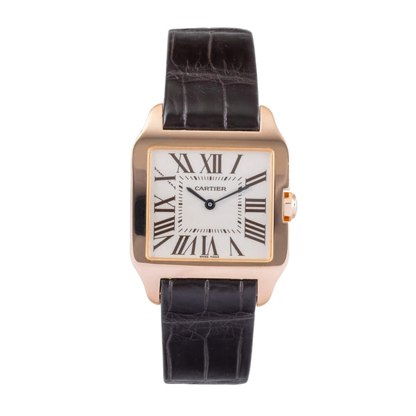 Cartier Santos Dumont oro 18 ct quarzo orologio da uomo W2009251,2788  [2500275]