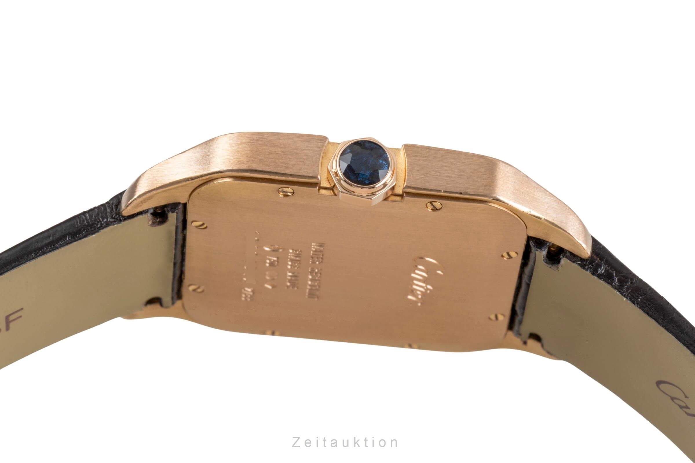 Cartier Santos Dumont oro 18 ct quarzo orologio da uomo W2009251,2788  [2500275]