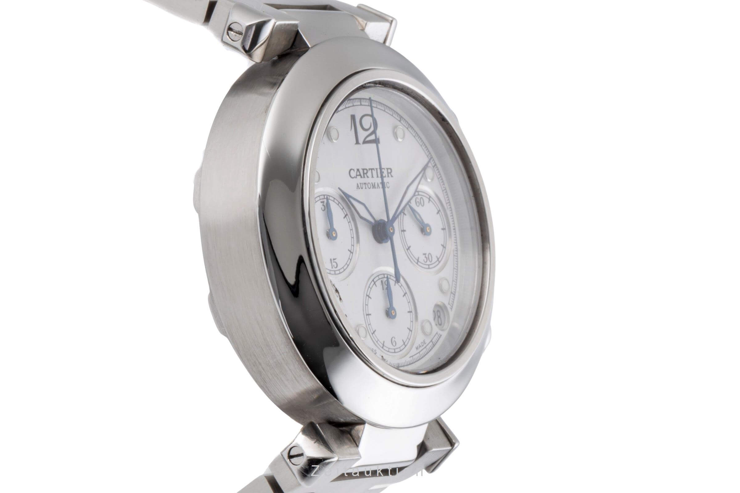 Cartier Pasha chronographe acier automatique montre pour hommes W31039M7 LP: 7200EUR  [2500326]