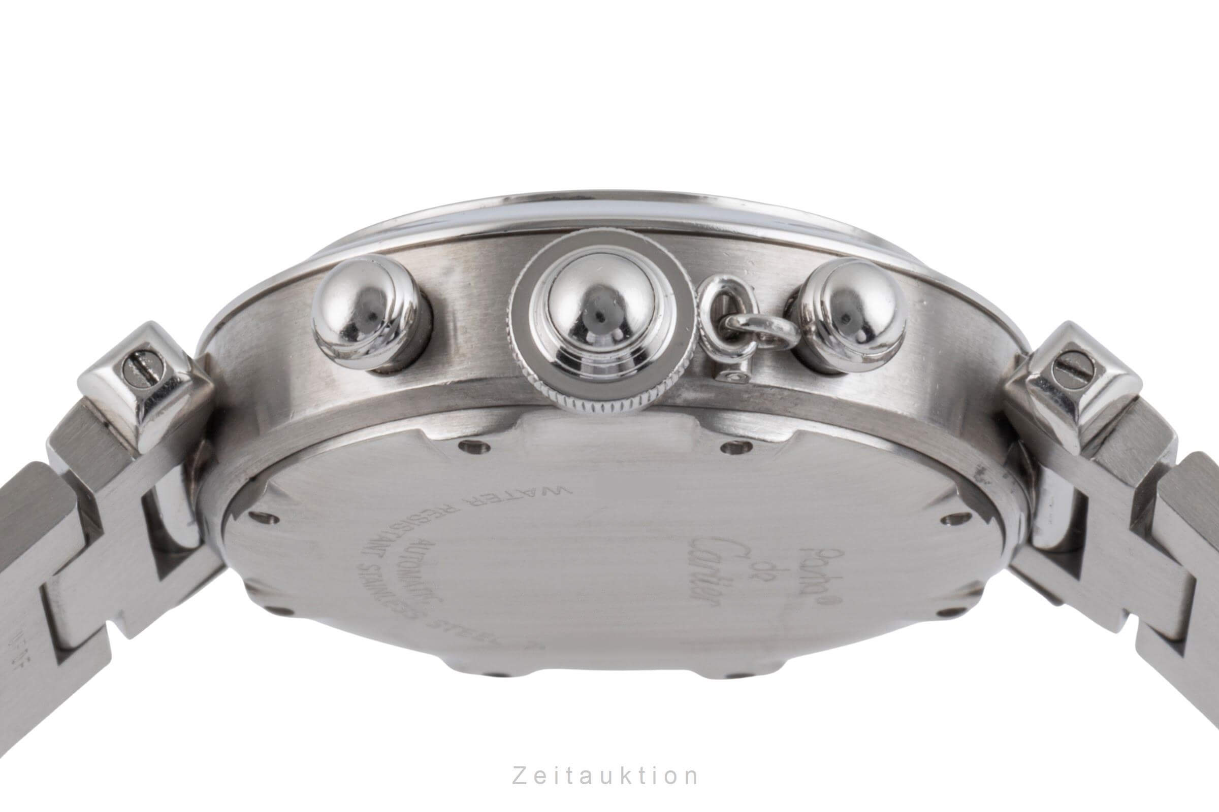 Cartier Pasha chronographe acier automatique montre pour hommes W31039M7 LP: 7200EUR  [2500326]