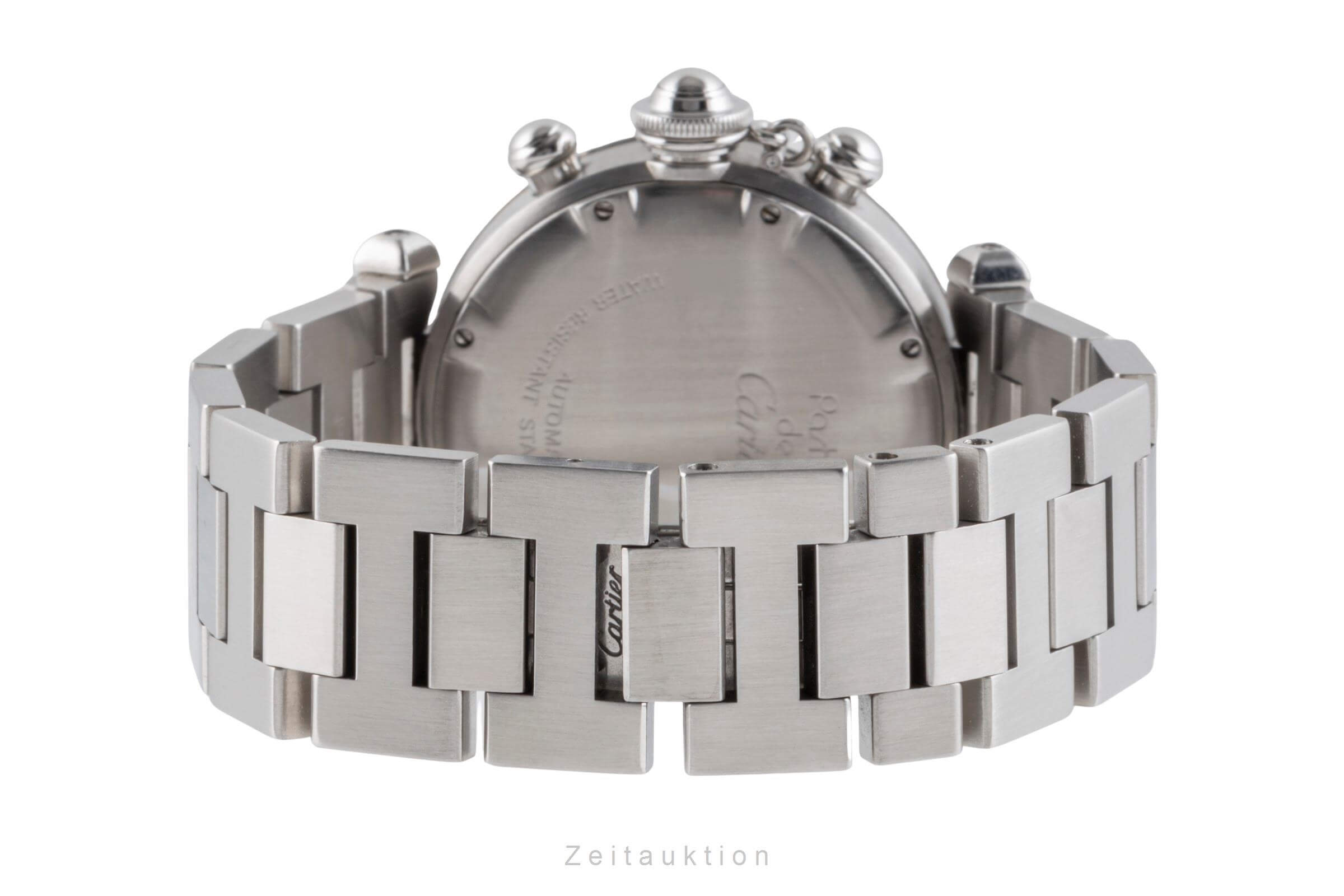 Cartier Pasha chronographe acier automatique montre pour hommes W31039M7 LP: 7200EUR  [2500326]