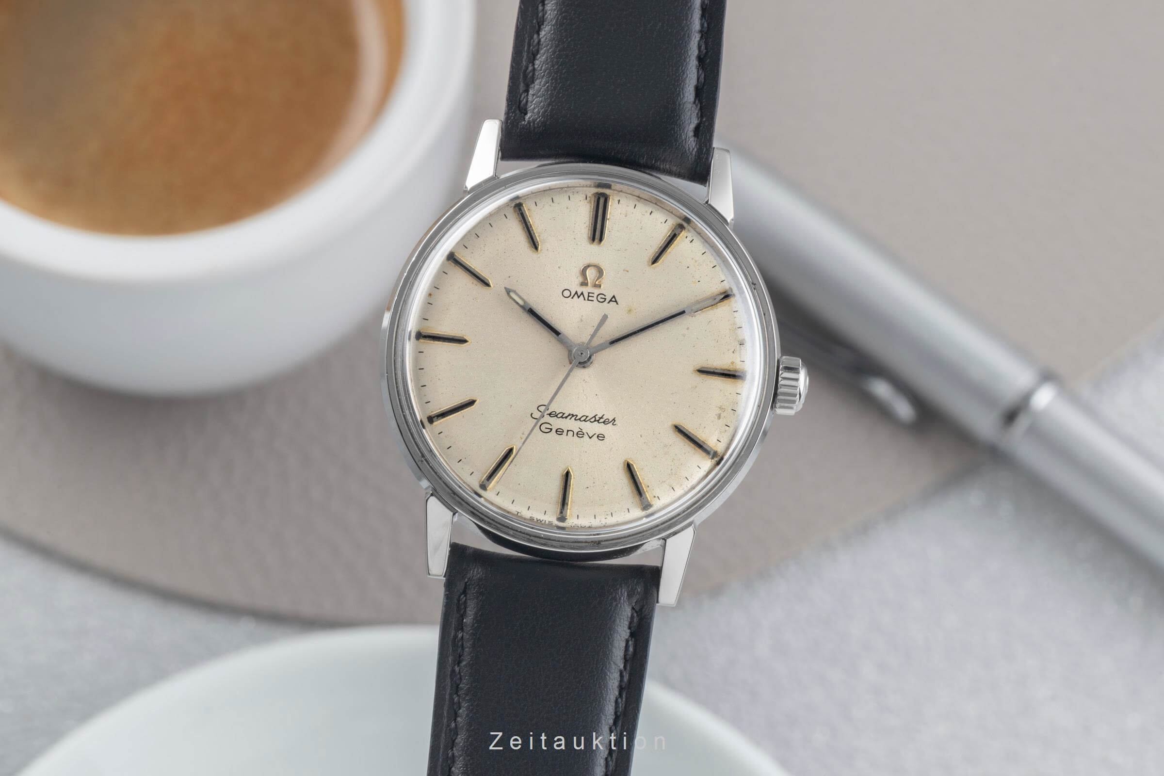 Omega Seamaster acero cuerda manual reloj para caballeros 135.011 Vintage  [2500337]