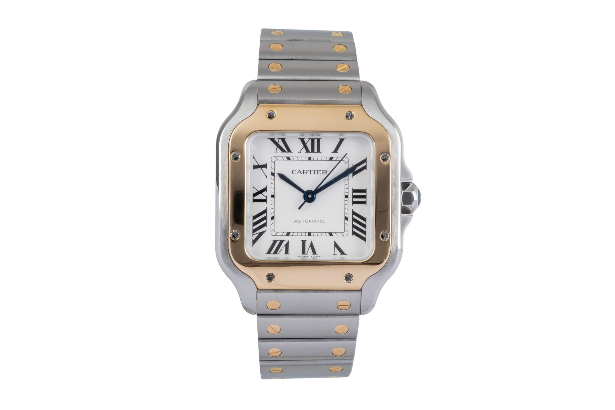 Cartier Santos acciaio automatismo orologio da uomo W2SA0016 LP: 11400EUR  [2500384]