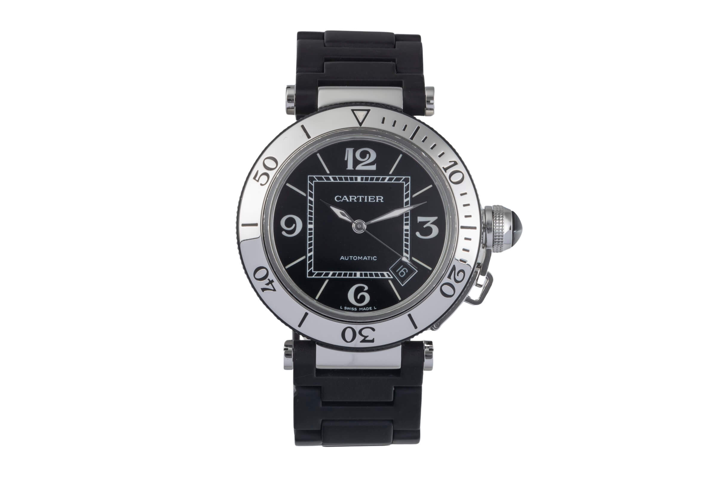 Cartier Pasha Seatimer acciaio automatismo orologio da uomo W31077U2  [2500410]