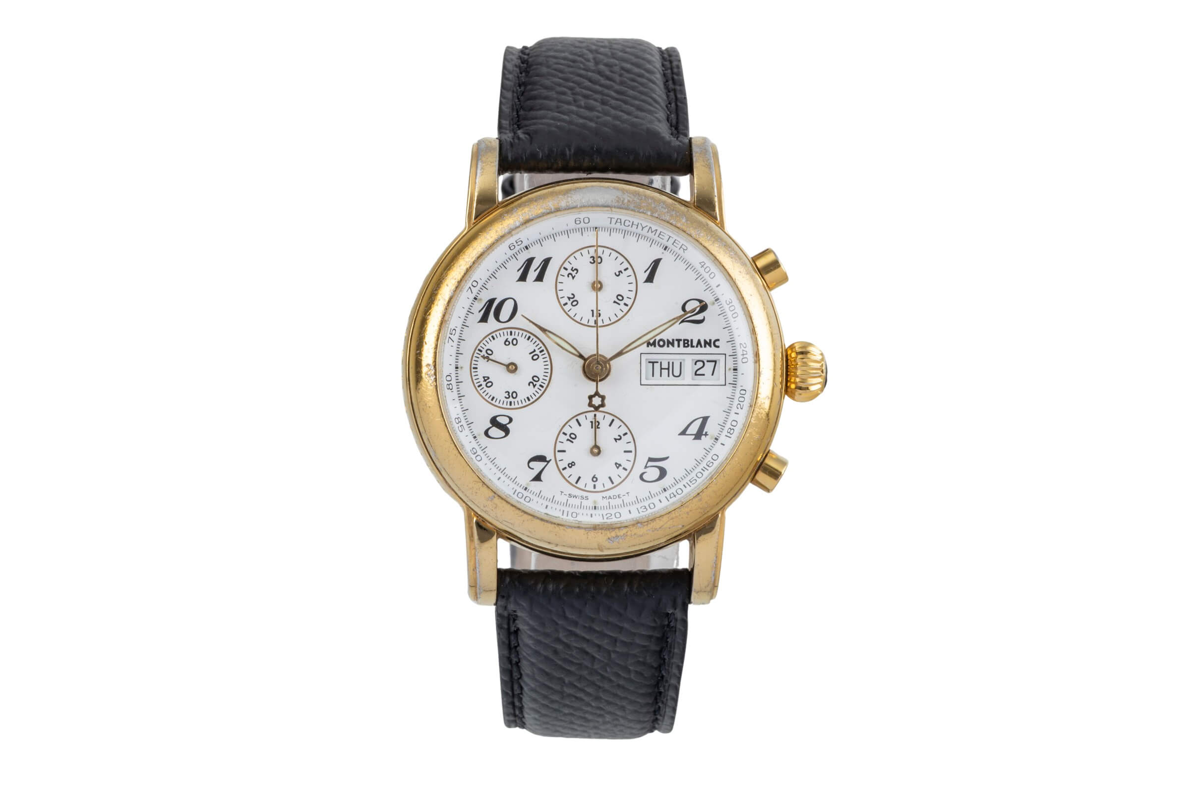 Montblanc Meisterstück chronographe doré automatique montre pour hommes 7001  [2500431]