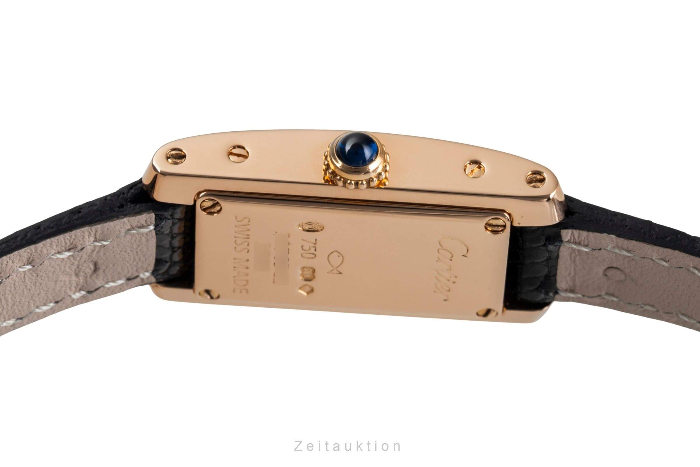 Cartier Tank oro 18 ct quarzo orologio da donna W1537338 2593 LP: 8300EUR  [2500457]