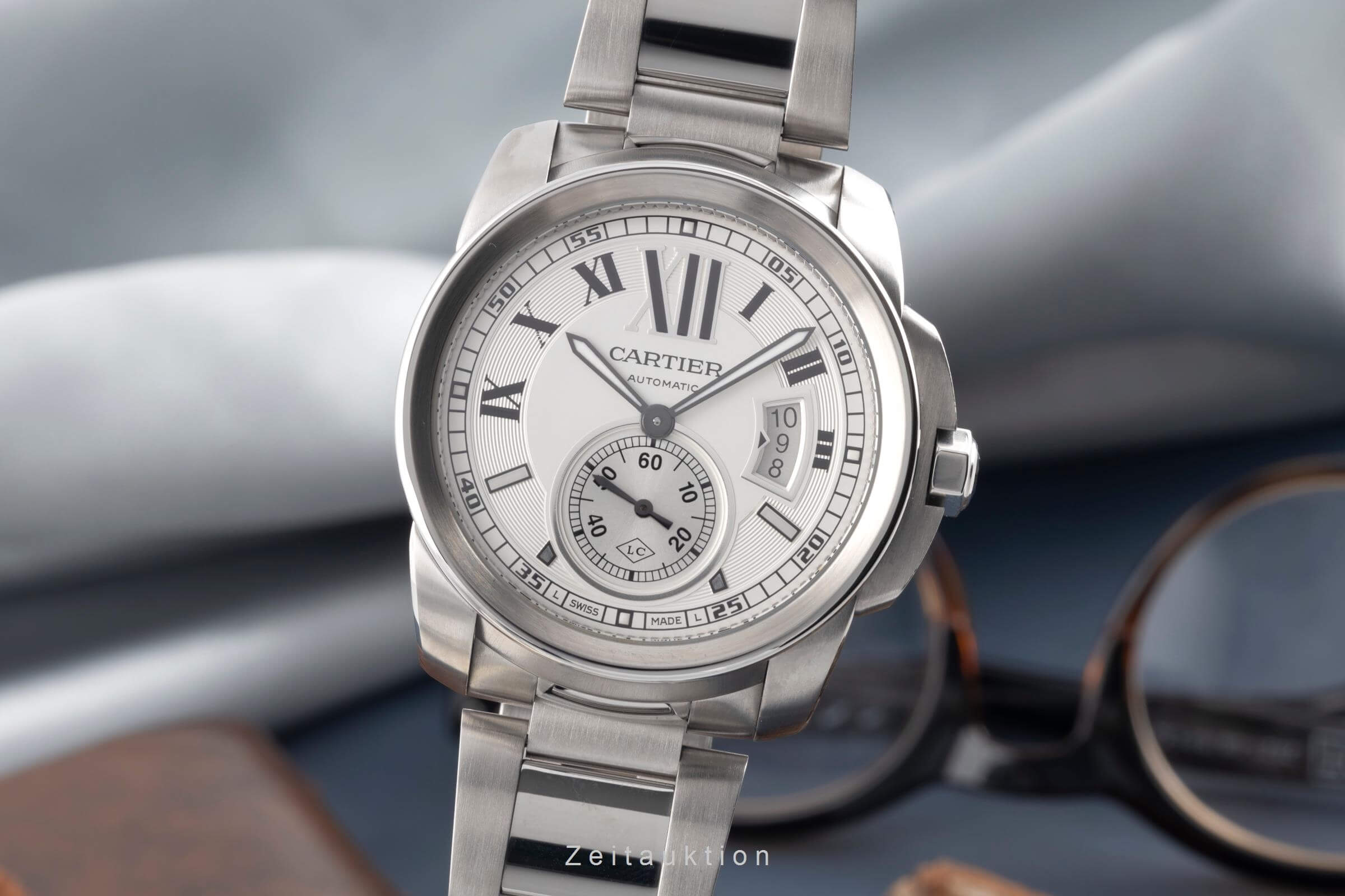 Cartier Calibre de Cartier acciaio automatismo orologio da uomo W7100015  [2500466]