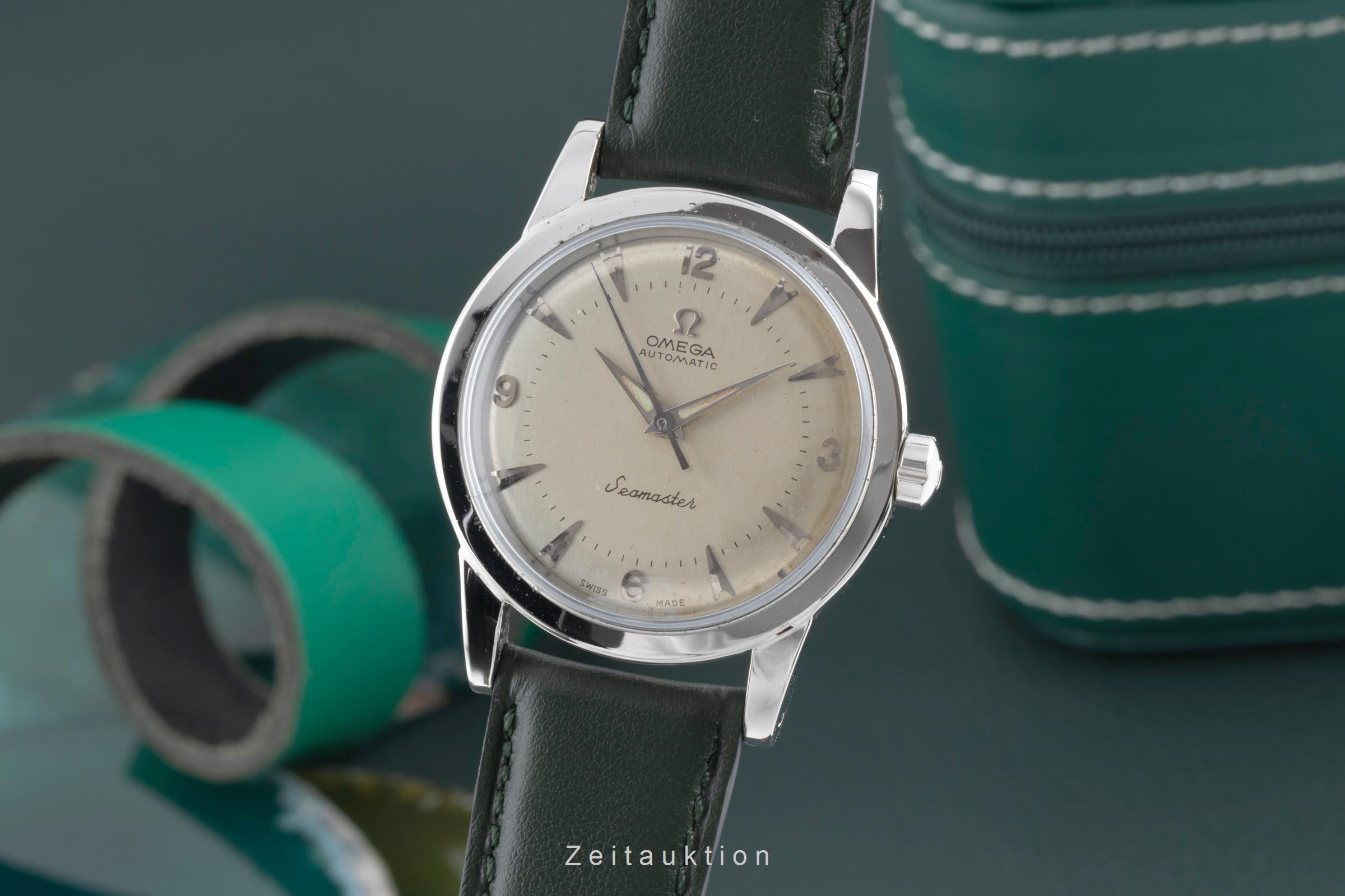 Omega Seamaster acero automático reloj para caballeros 2577-6 Vintage  [2500491]