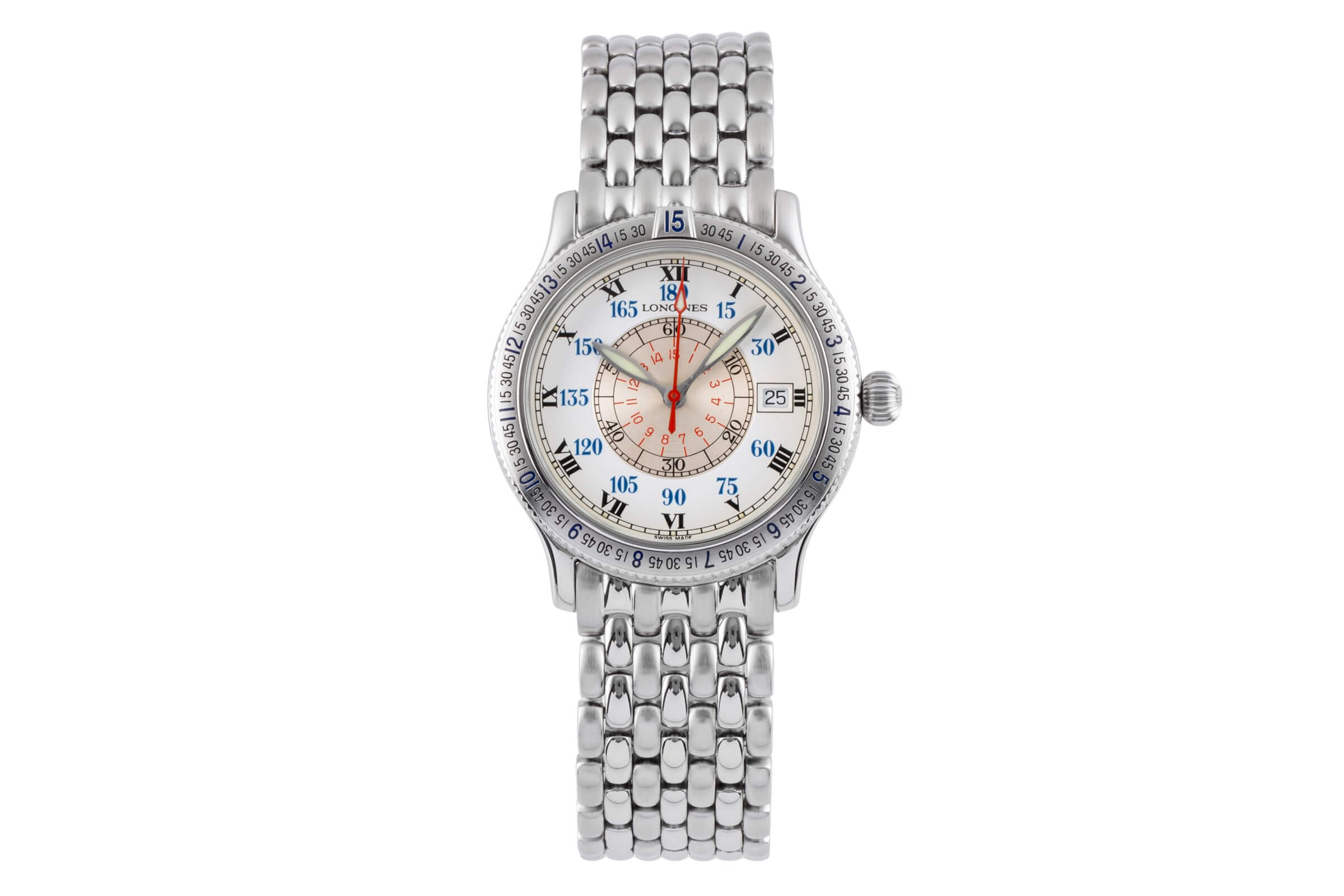 Longines Lindbergh Stundenwinkel acero automático reloj para caballeros L2.617.4  [2500601]