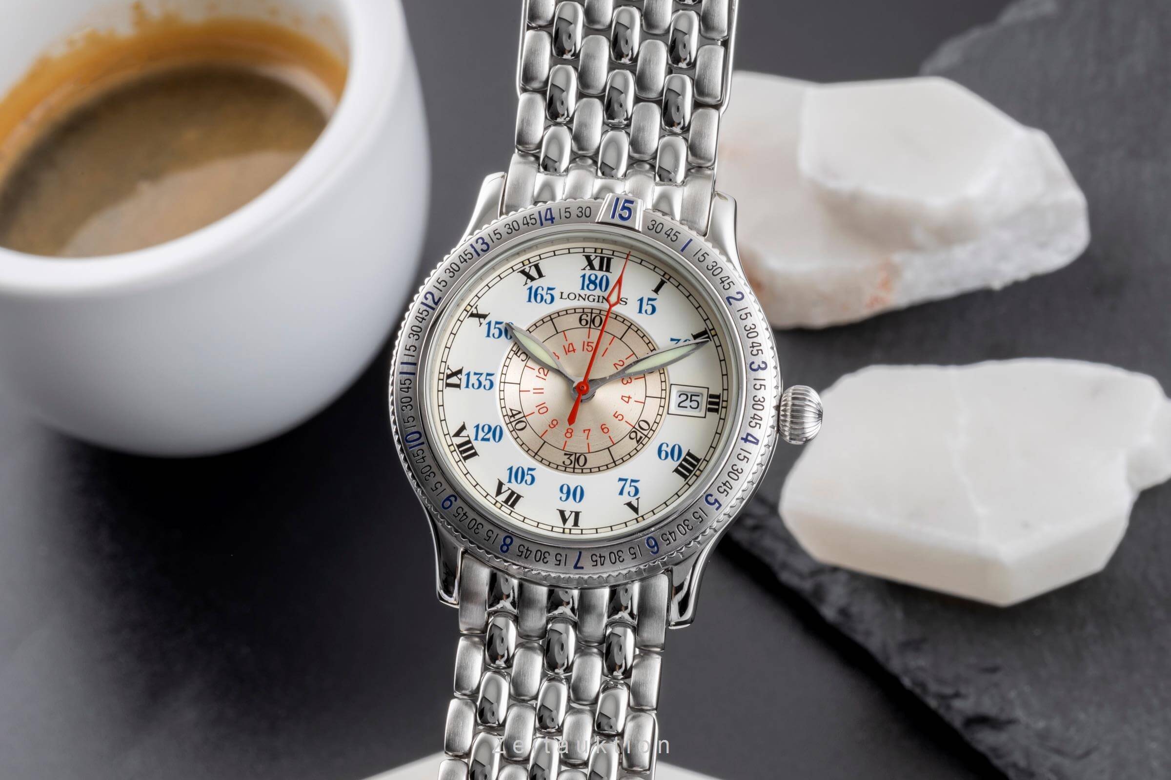 Longines Lindbergh Stundenwinkel acero automático reloj para caballeros L2.617.4  [2500601]