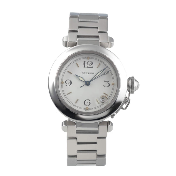 Cartier Pasha acero automático reloj para caballeros W31015M7, 2324 LP: 7200EUR  [2500686]