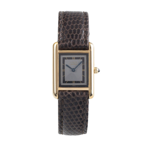 Cartier Tank argent doré quartz montre pour femmes 366001  [2500892]