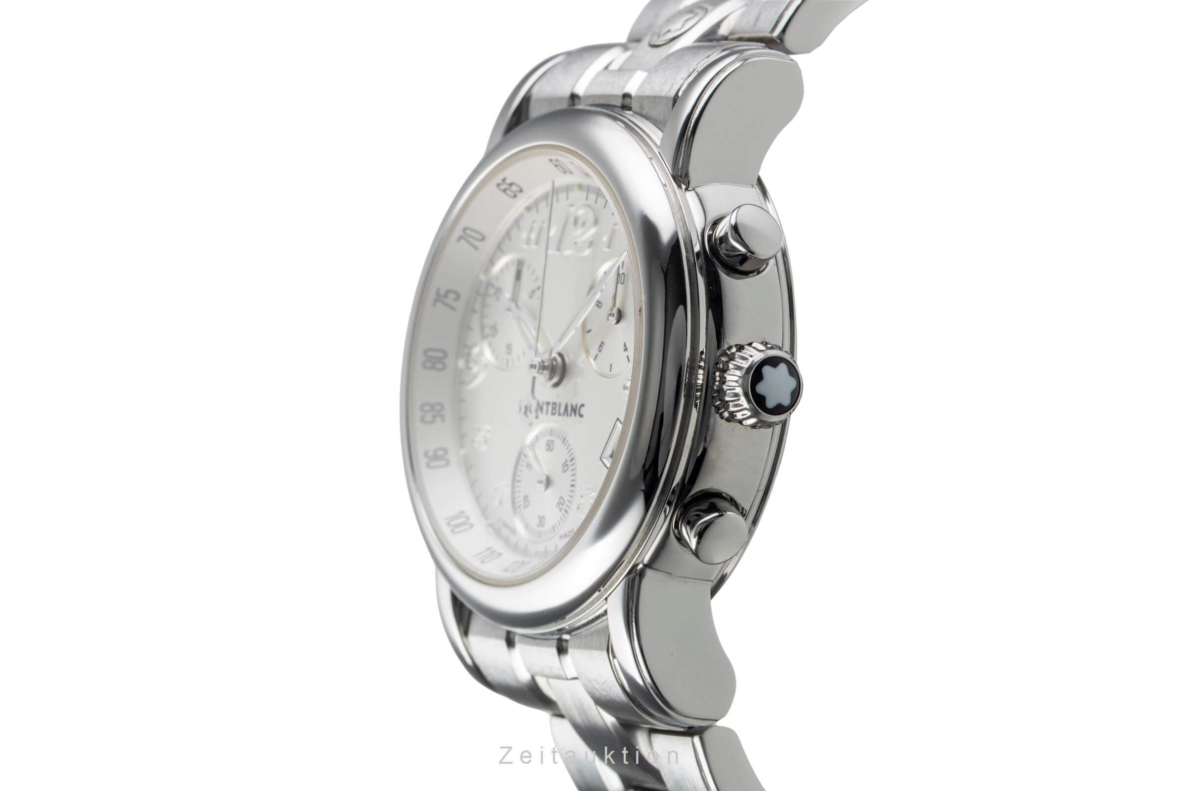 Montblanc Meisterstück cronografo acciaio quarzo orologio da donna 7039  [2500895]