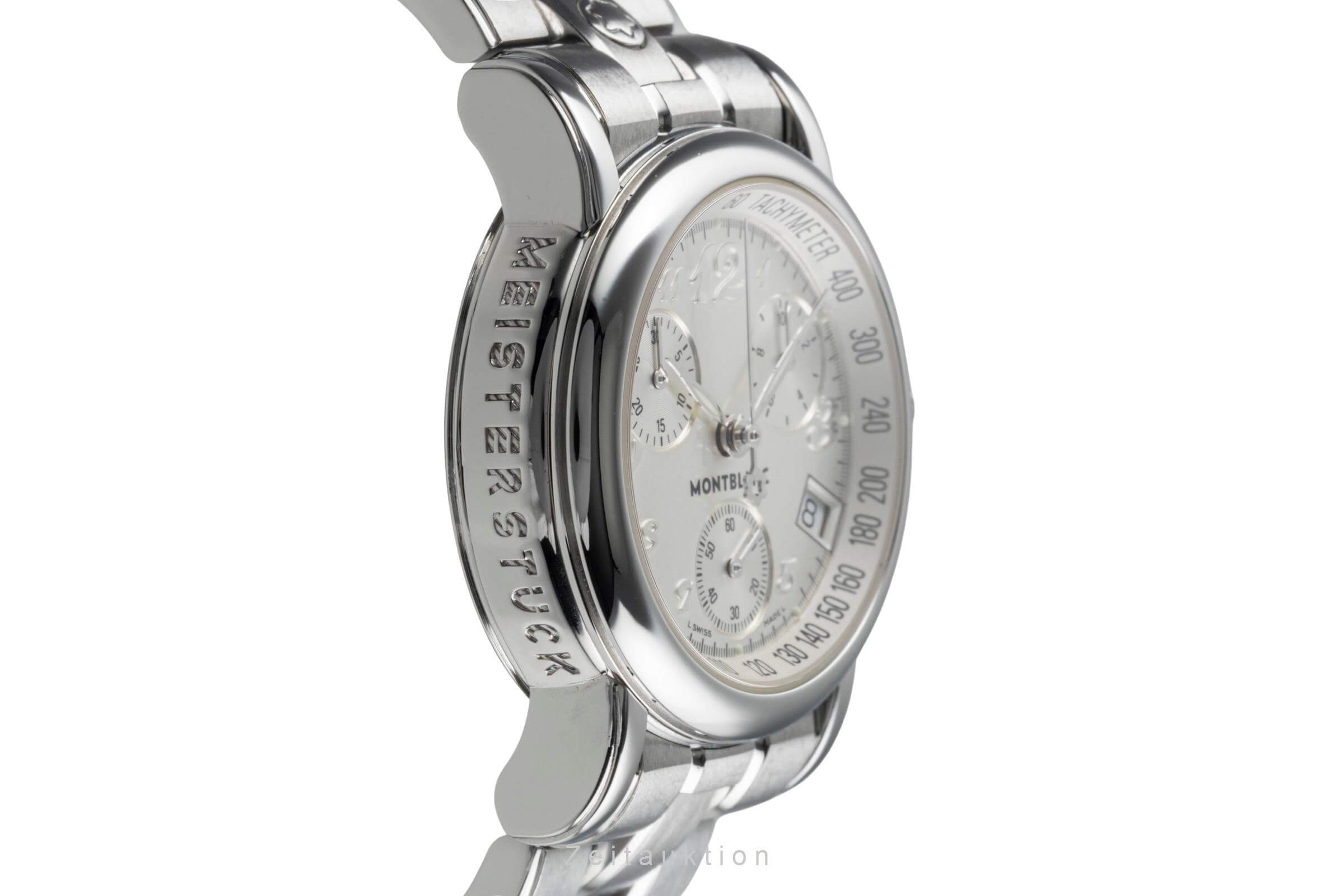 Montblanc Meisterstück cronografo acciaio quarzo orologio da donna 7039  [2500895]