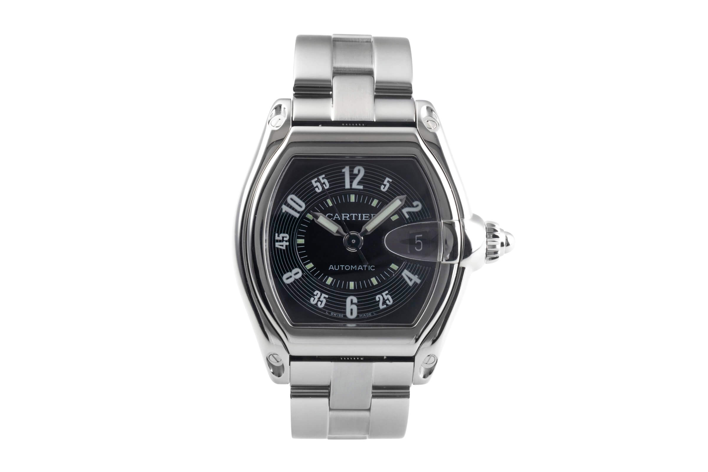 Cartier Roadster Edelstahl Automatik Herrenuhr Ref. W62004V3  [2500944]