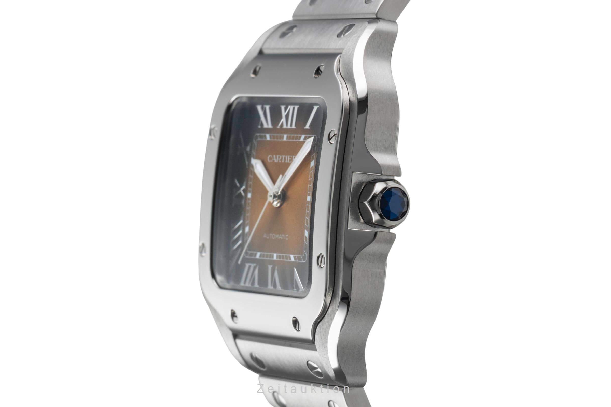 Cartier Santos acciaio automatismo orologio da uomo WSSA0065 LP: 7600EUR  [2500948]