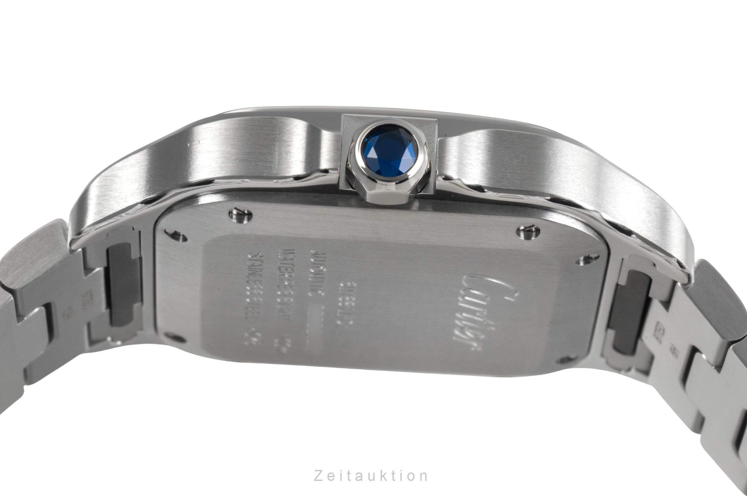 Cartier Santos acciaio automatismo orologio da uomo WSSA0065 LP: 7600EUR  [2500948]