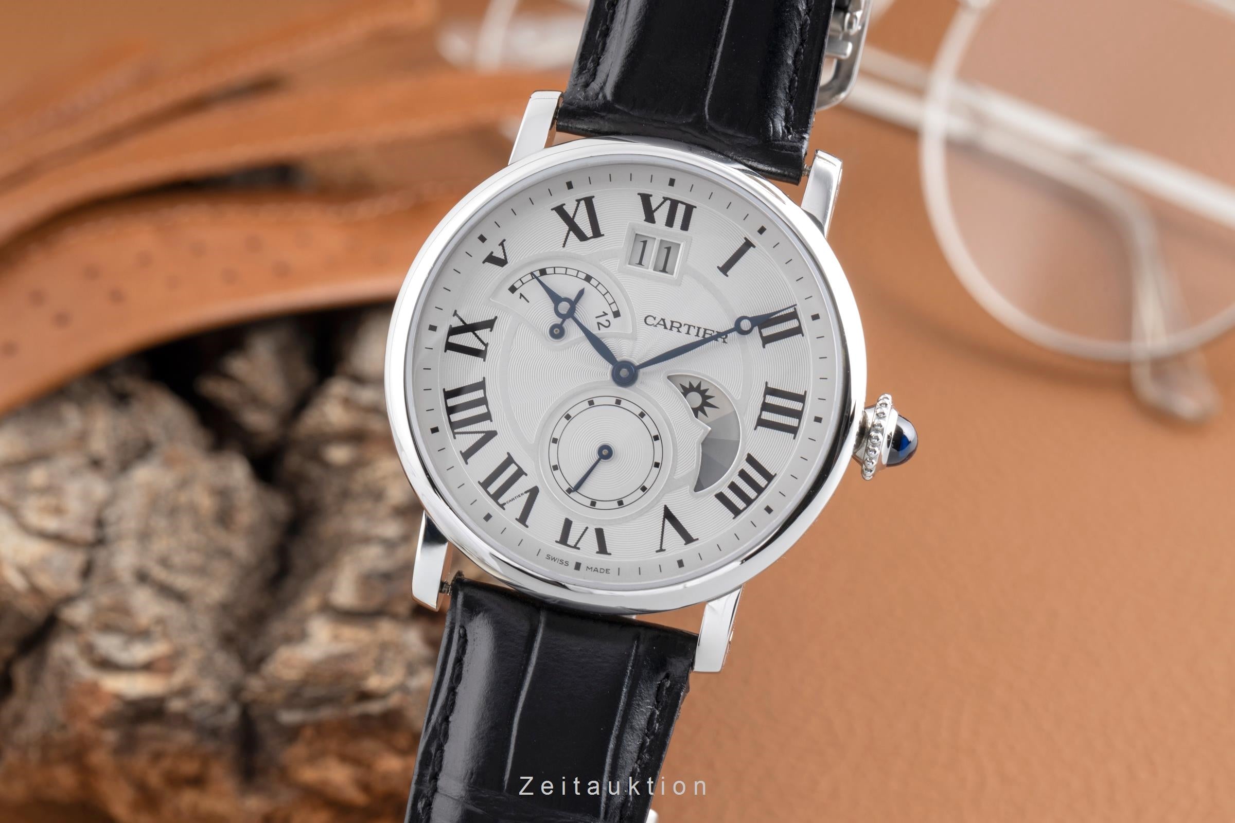 Cartier Rotonde de Cartier acciaio automatismo orologio da uomo W1556368 LP: 114000EUR  [2500990]