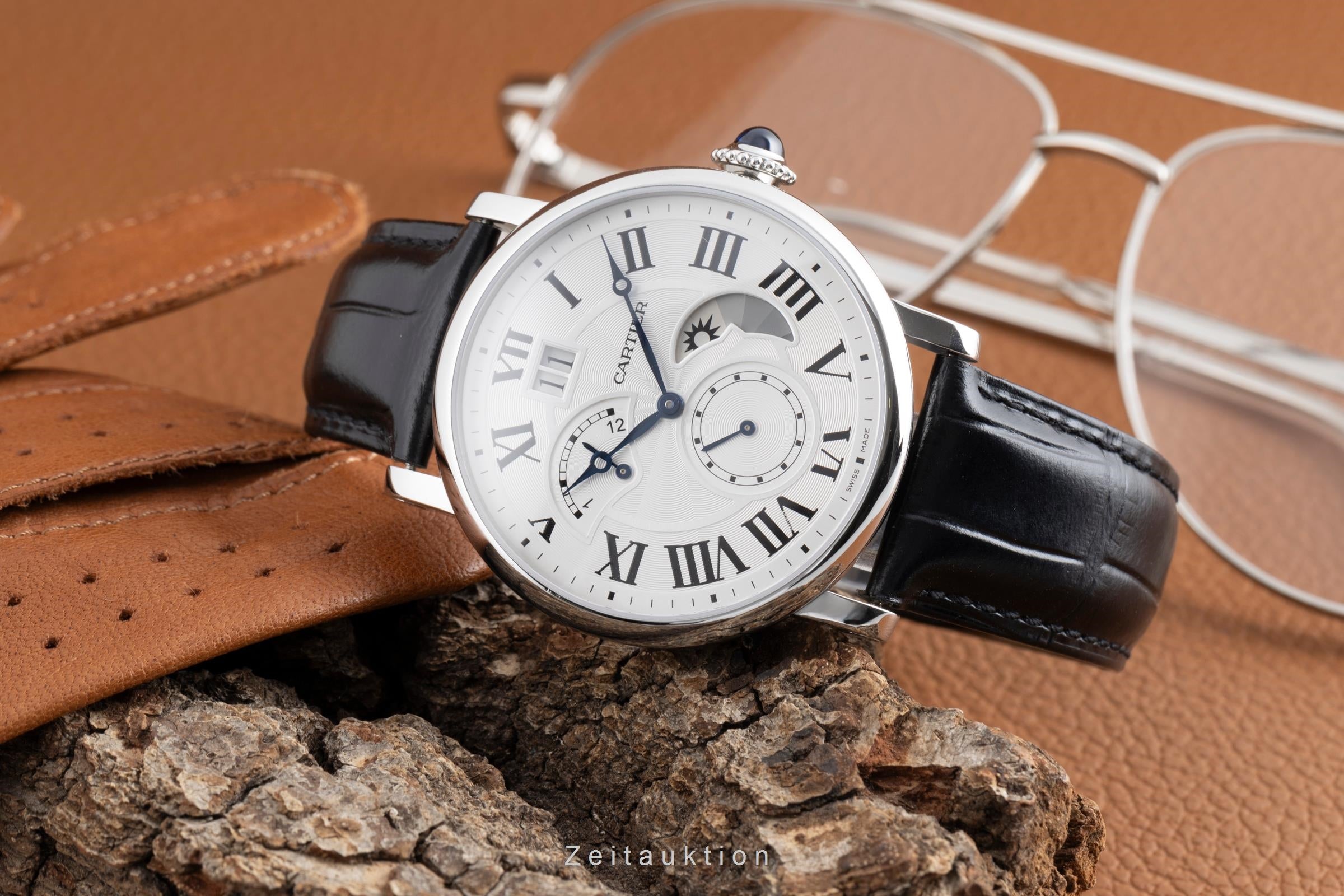 Cartier Rotonde de Cartier acciaio automatismo orologio da uomo W1556368 LP: 114000EUR  [2500990]