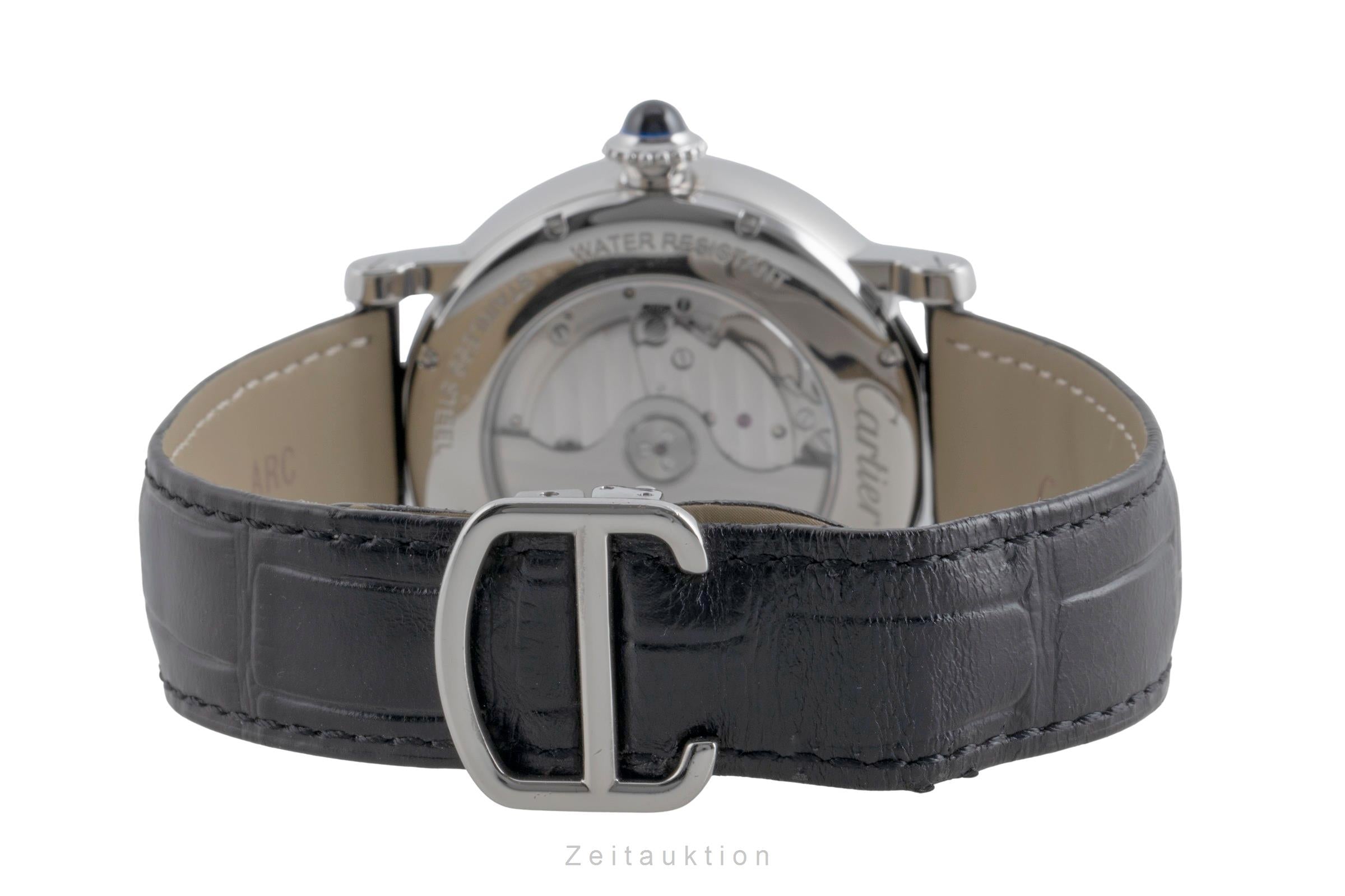 Cartier Rotonde de Cartier acciaio automatismo orologio da uomo W1556368 LP: 114000EUR  [2500990]