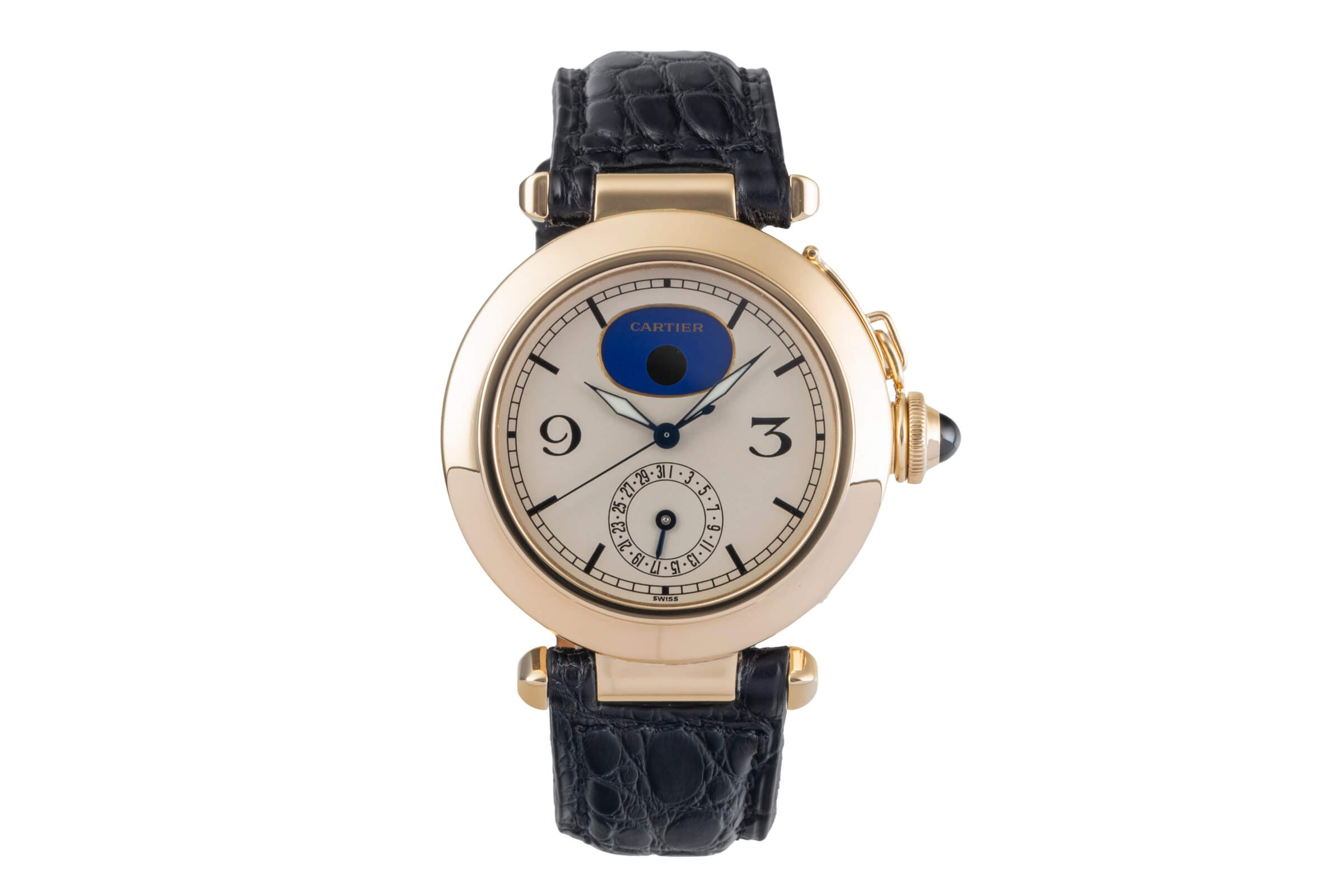 Cartier Pasha oro 18 ct quarzo orologio da uomo 30001  [2501046]