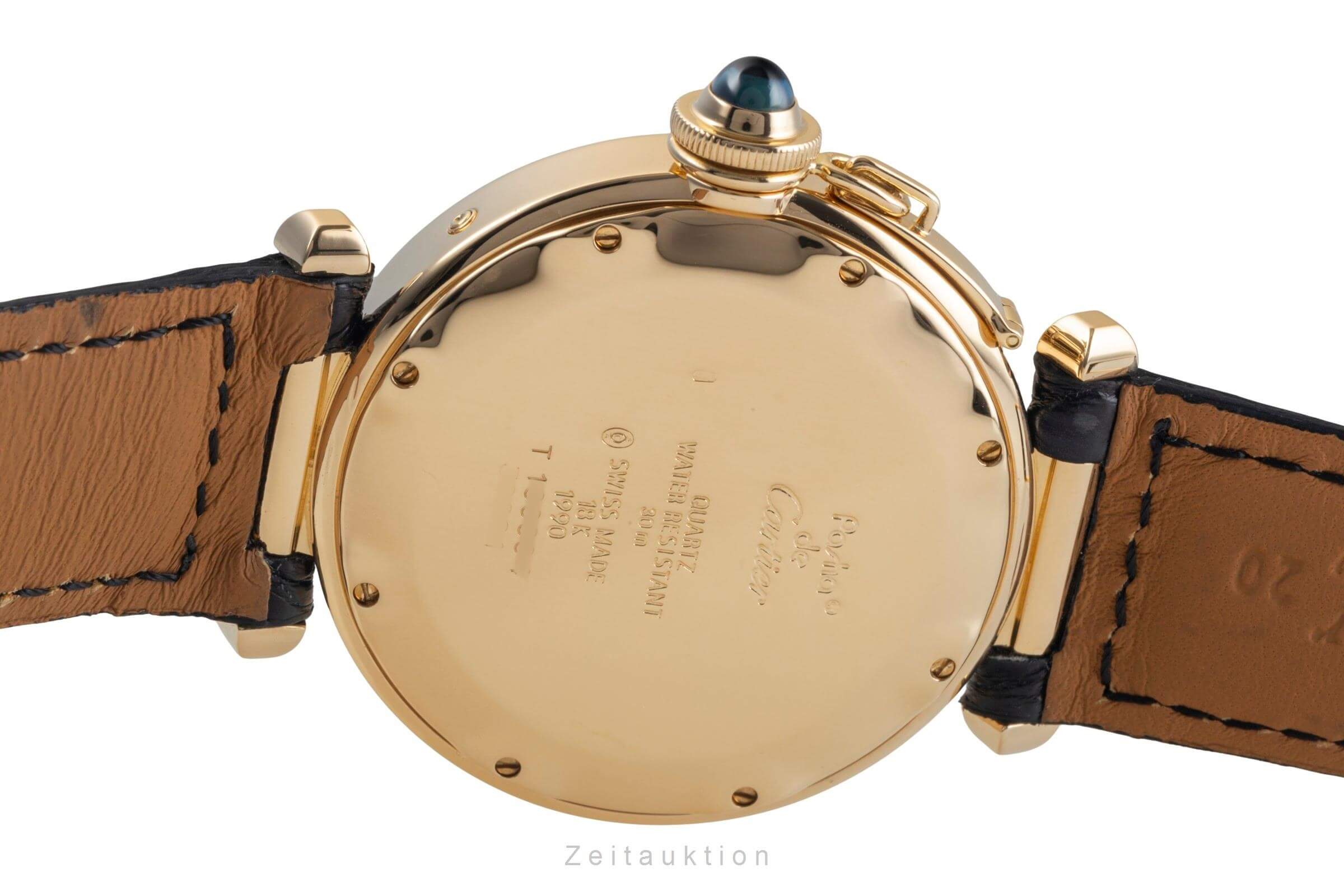 Cartier Pasha oro 18 ct quarzo orologio da uomo 30001  [2501046]