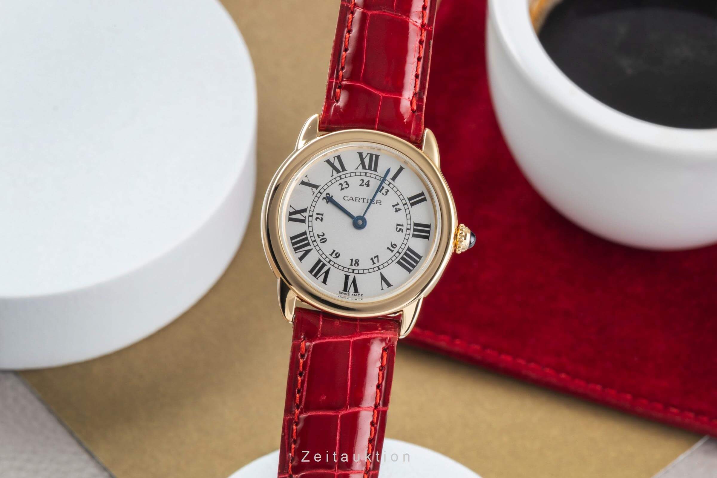 Cartier Ronde Solo acciaio / oro quarzo orologio da donna W6700355 LP: 9650EUR  [2501141]