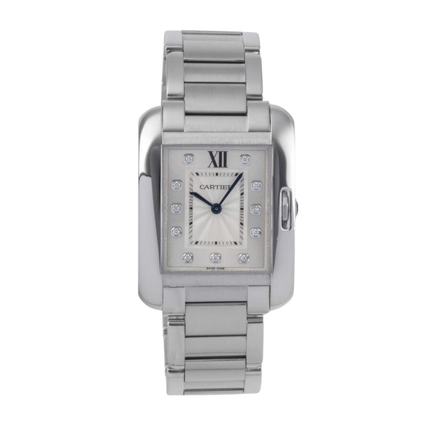 Cartier Tank acier quartz montre pour femmes W4TA0004 LP: 5000EUR  [2501149]