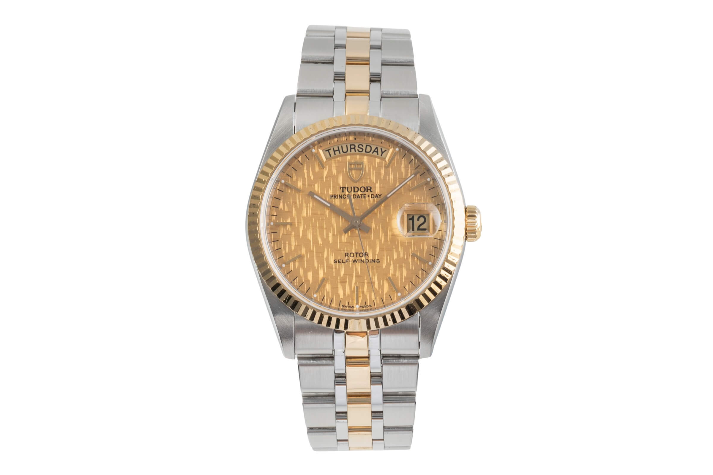 Tudor Date-Day steel / gold automatic men's watch 76213  [2501329]