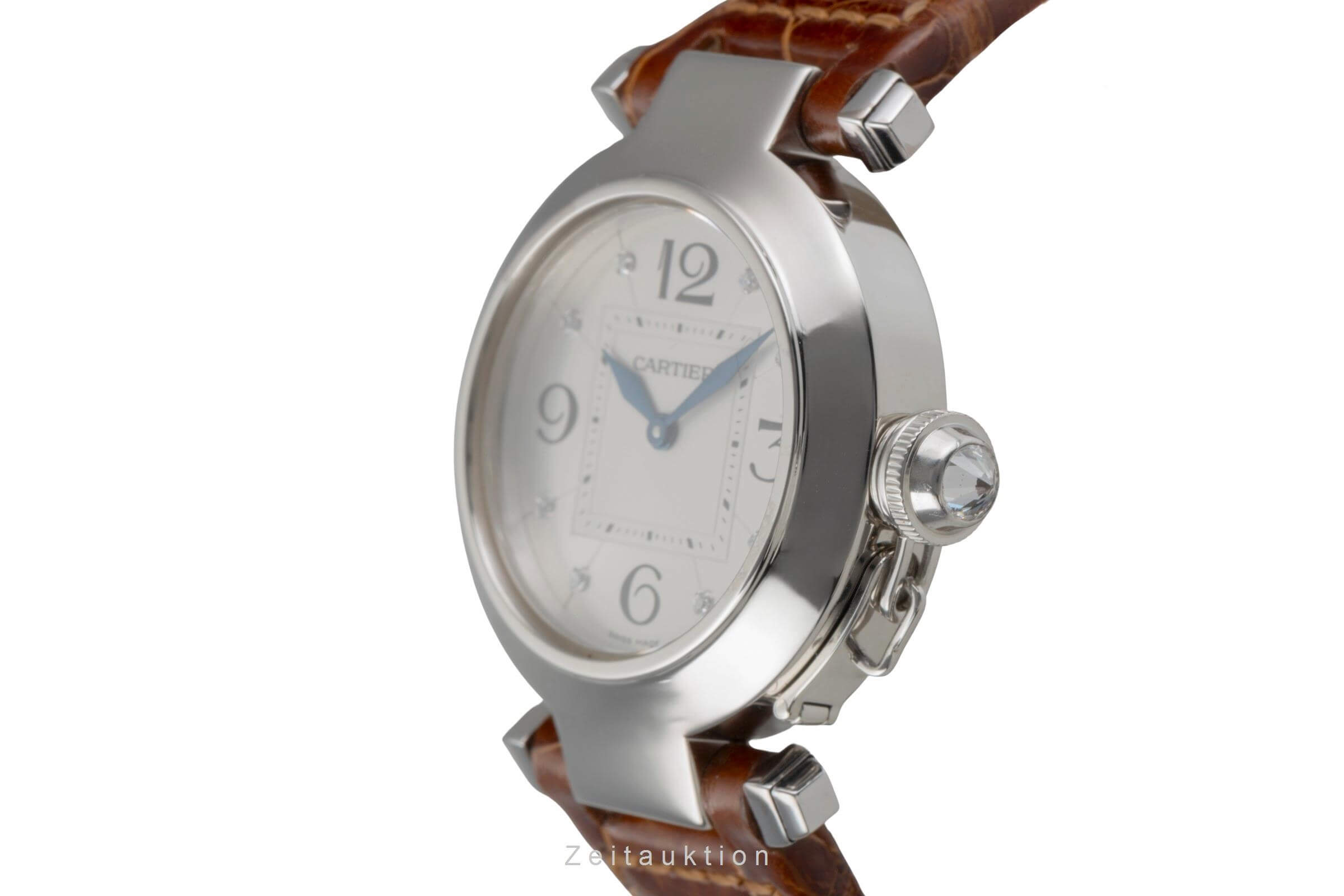 Cartier Pasha oro bianco 18 ct quarzo orologio da donna WJ11902G  [2501347]