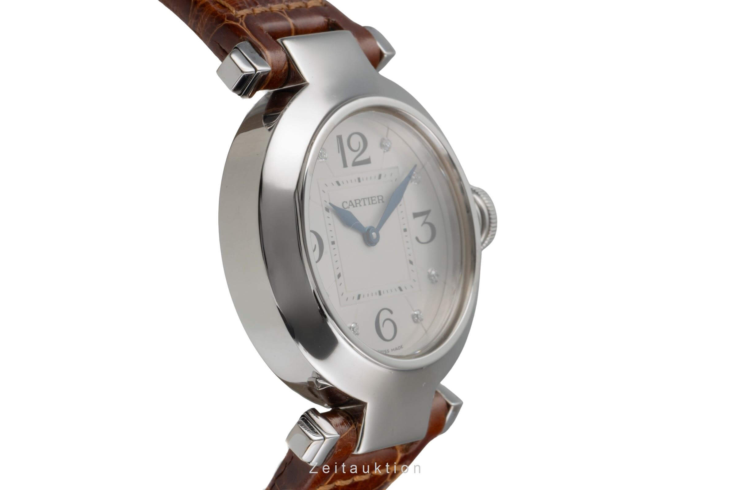 Cartier Pasha oro bianco 18 ct quarzo orologio da donna WJ11902G  [2501347]