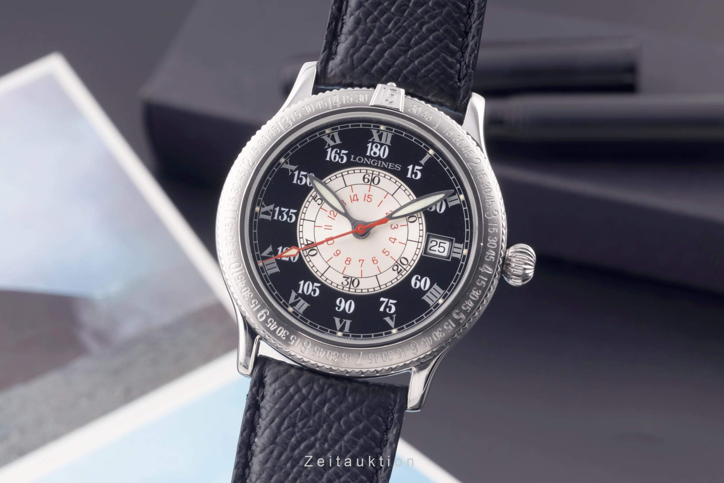 Longines Lindbergh Stundenwinkel acero automático reloj para caballeros L2.617.4  [2501432]