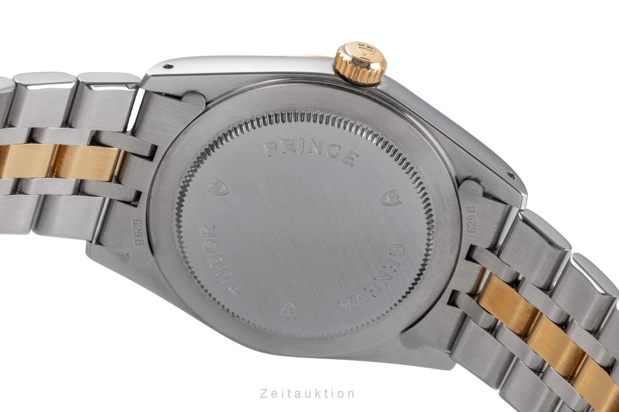Tudor Prince Oysterdate Stahl / Gold Diamonds Automatik Ref. 74033 Papiere 2004 [2501457]