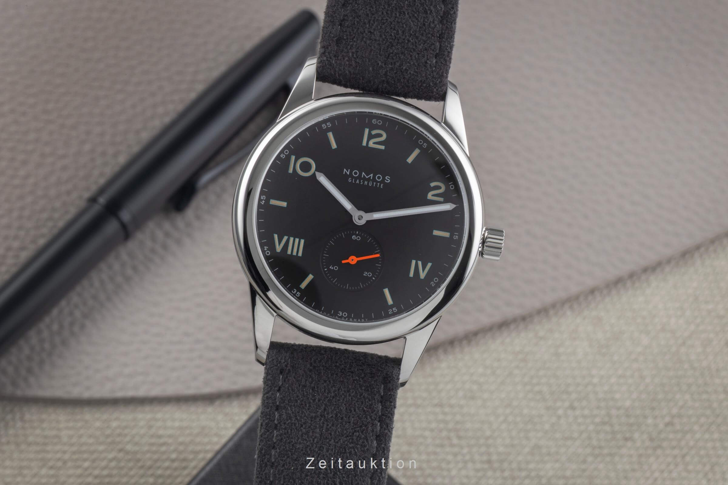 Nomos Club steel manual winding men's watch 736 LP: 0EUR  [2501519]