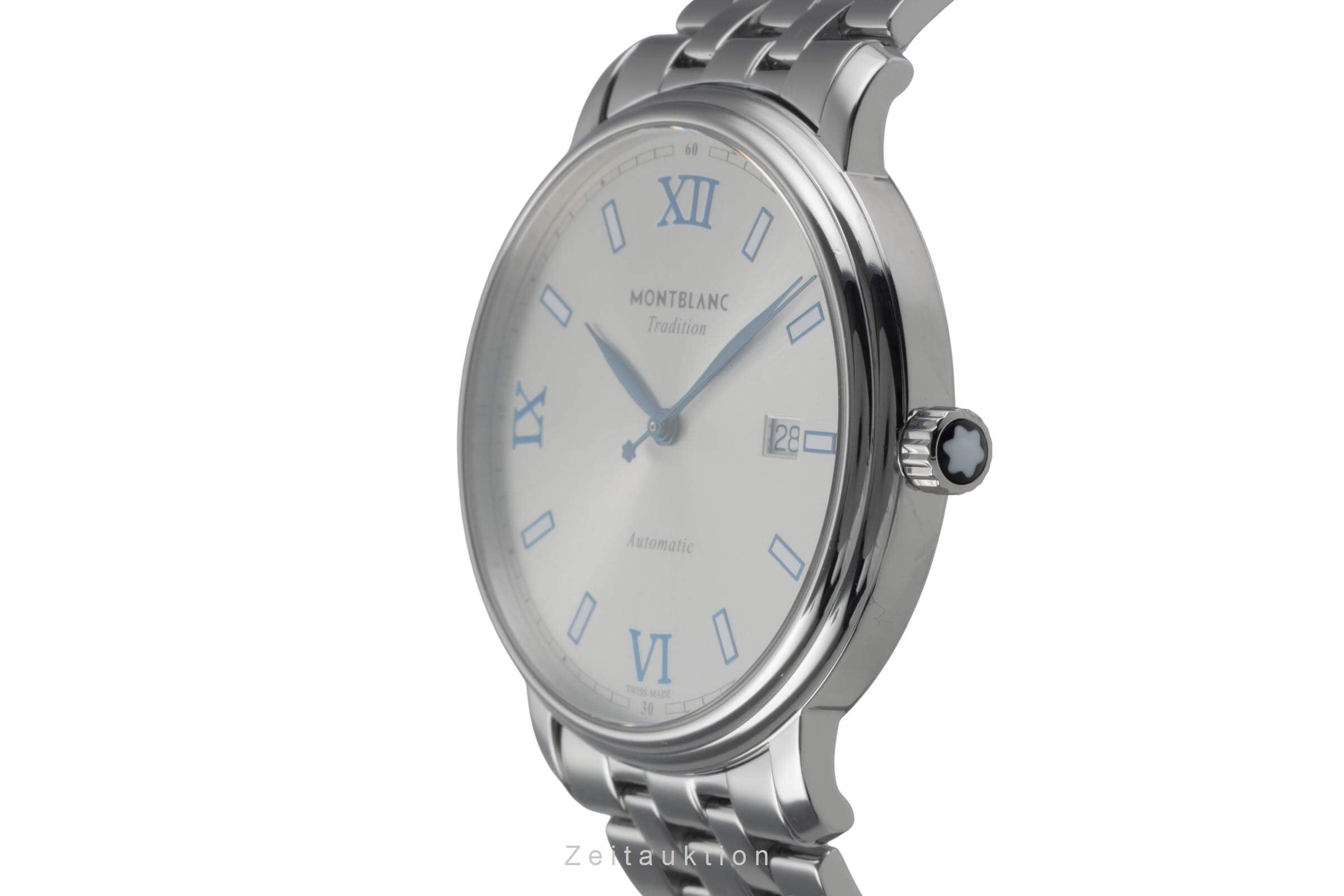 Montblanc Tradition acciaio automatismo orologio da uomo 129286   7542 LP: 2050EUR  [2501562]