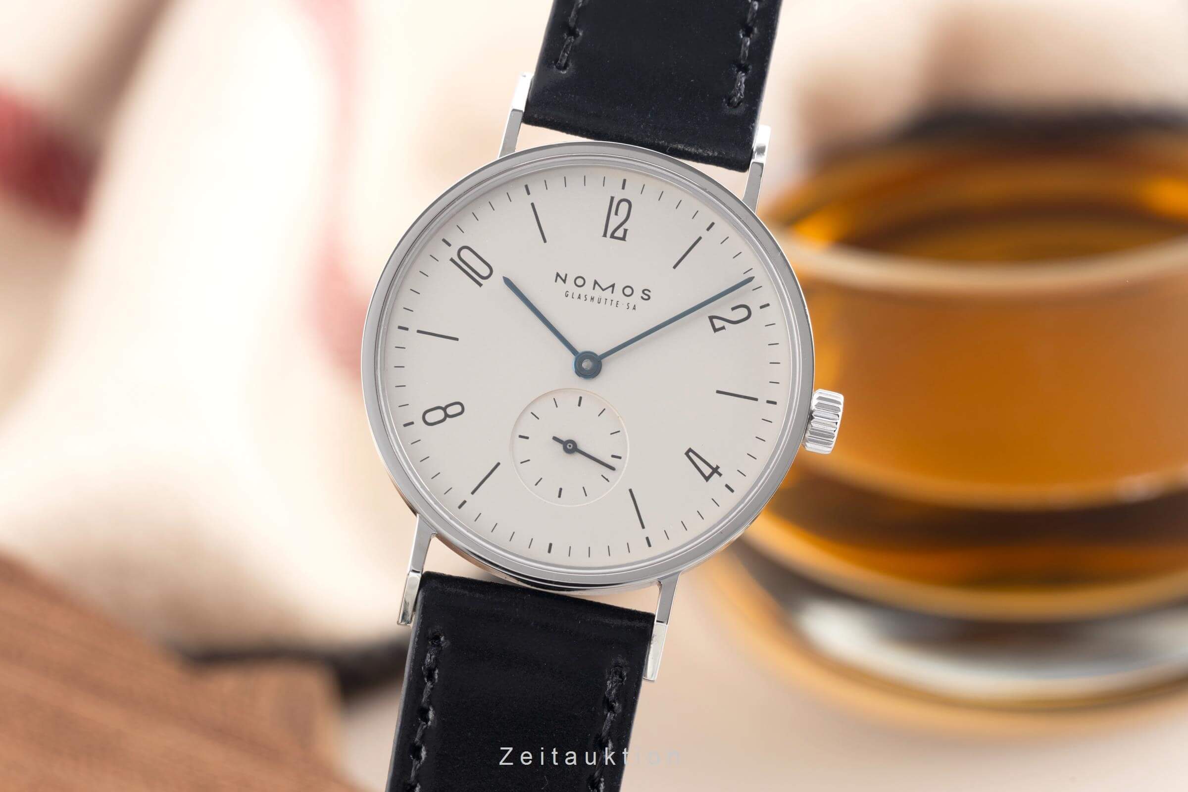 Nomos Glashütte Tangente Edelstahl Handaufzug Herrenuhr Ref. 101 [2501629]