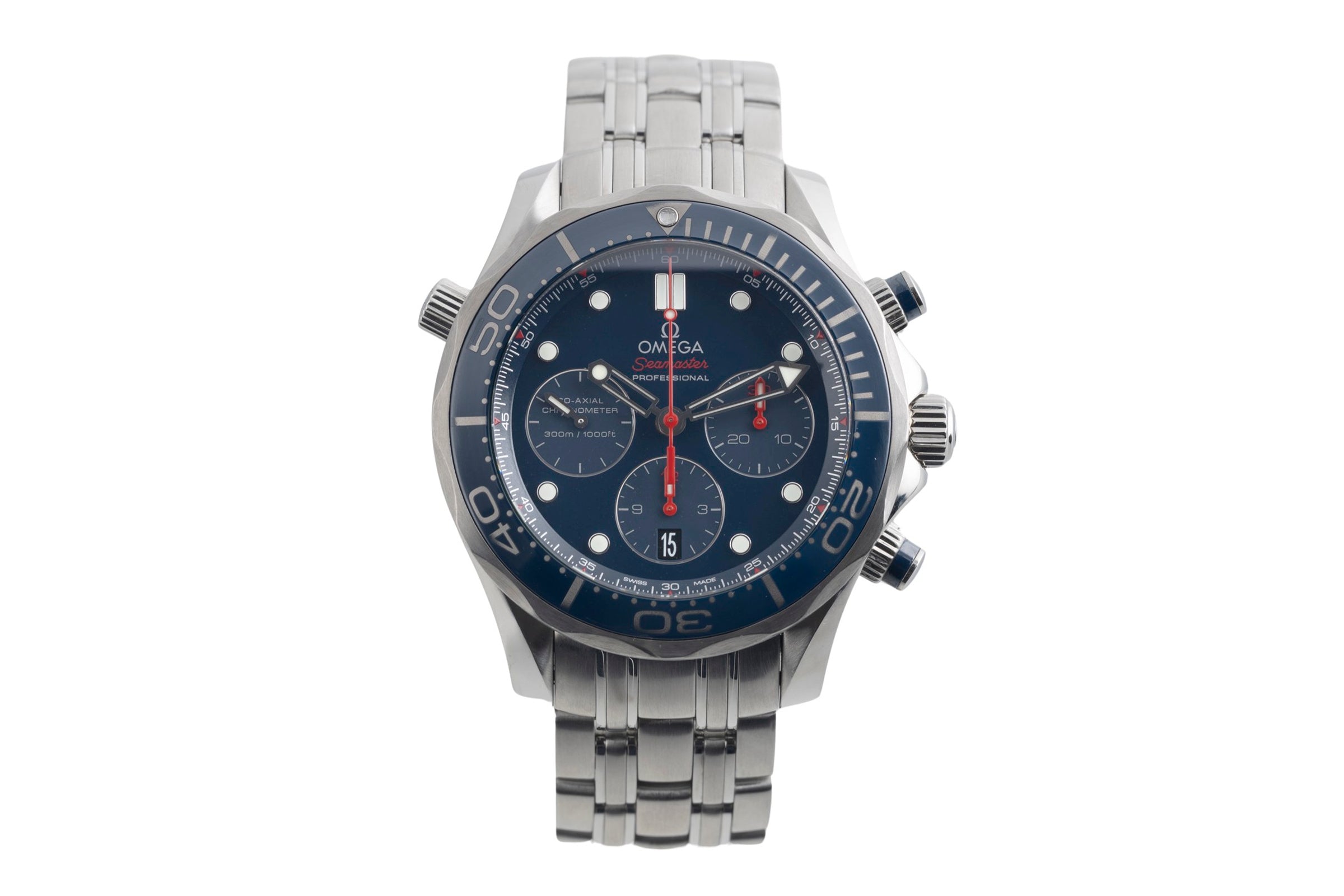 Omega Seamaster cronógrafo acero automático reloj para caballeros 212.30.44.50.03.001  [2501686]