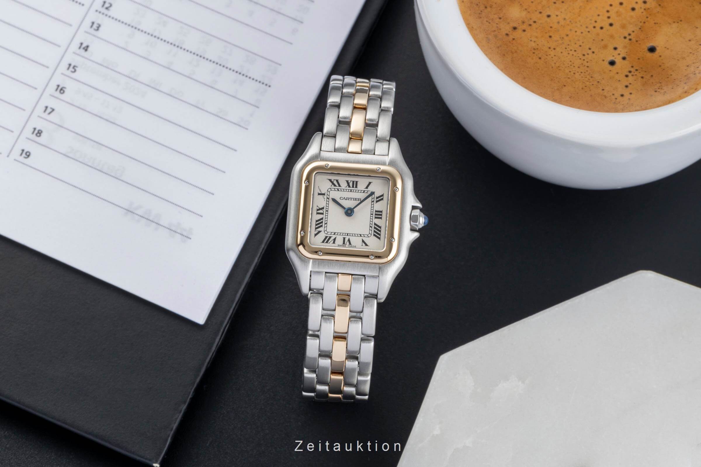 Cartier Panthere acciaio / oro quarzo orologio da donna 66921 LP: 8950EUR  [2501721]
