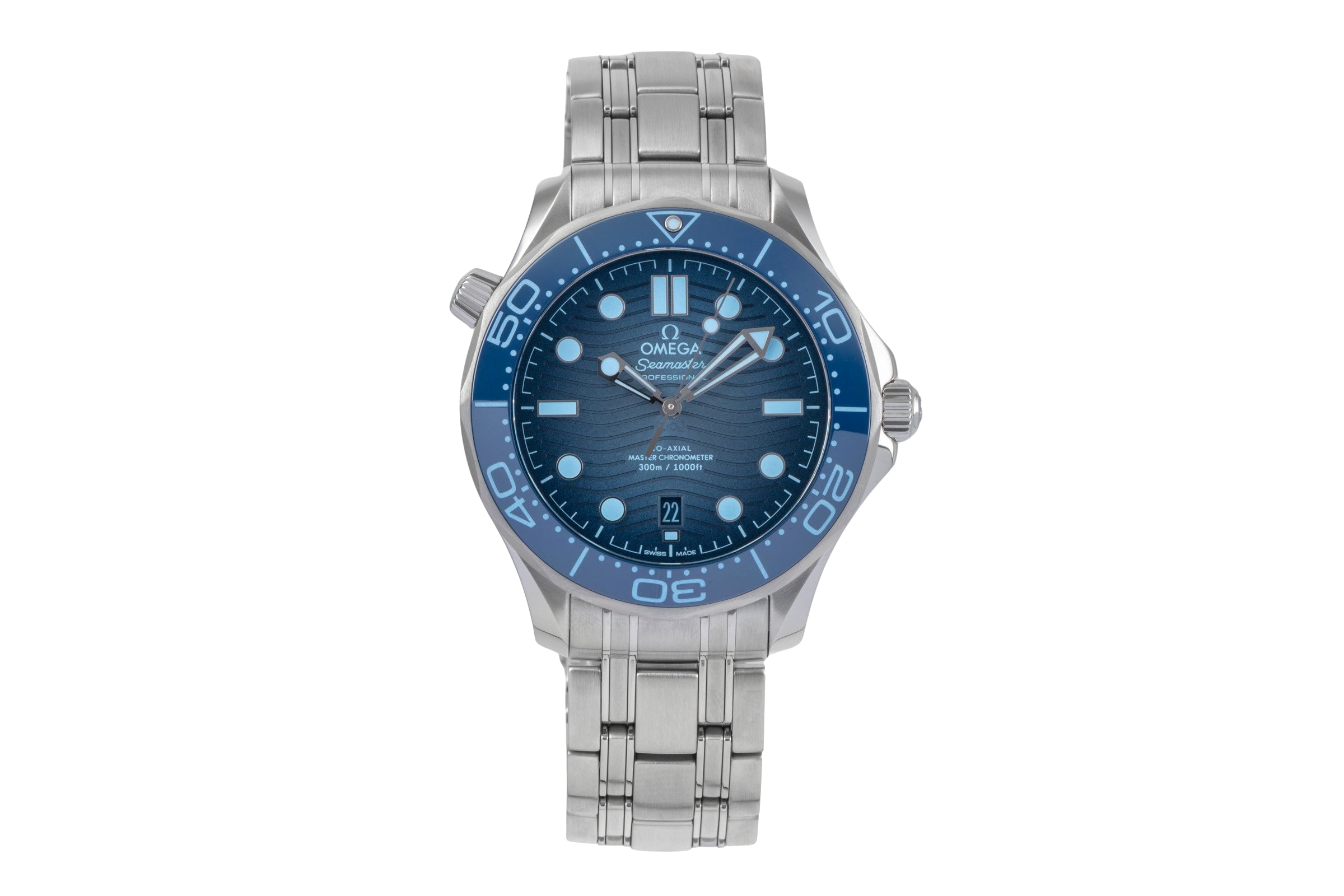 Omega Seamaster acero automático reloj para caballeros 210.30.42.20.03.003 LP: 6800EUR  [2501728]