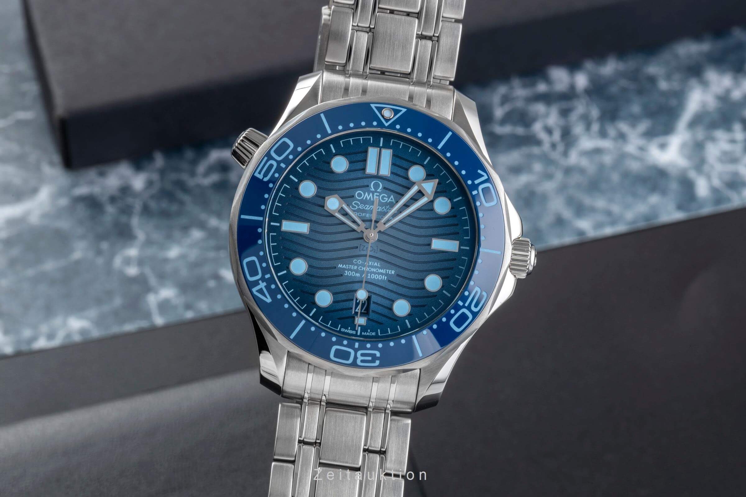 Omega Seamaster acero automático reloj para caballeros 210.30.42.20.03.003 LP: 6800EUR  [2501728]
